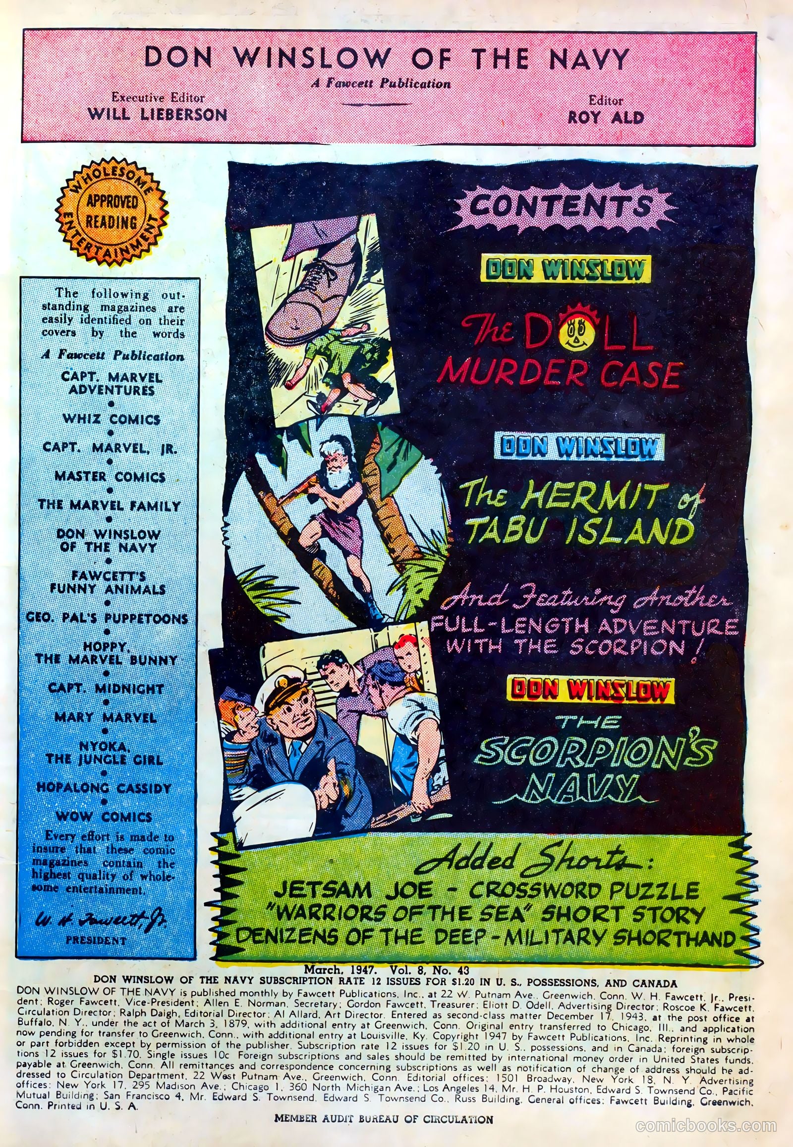 Don Winslow of the Navy #43 (1947) — page 3 of 52