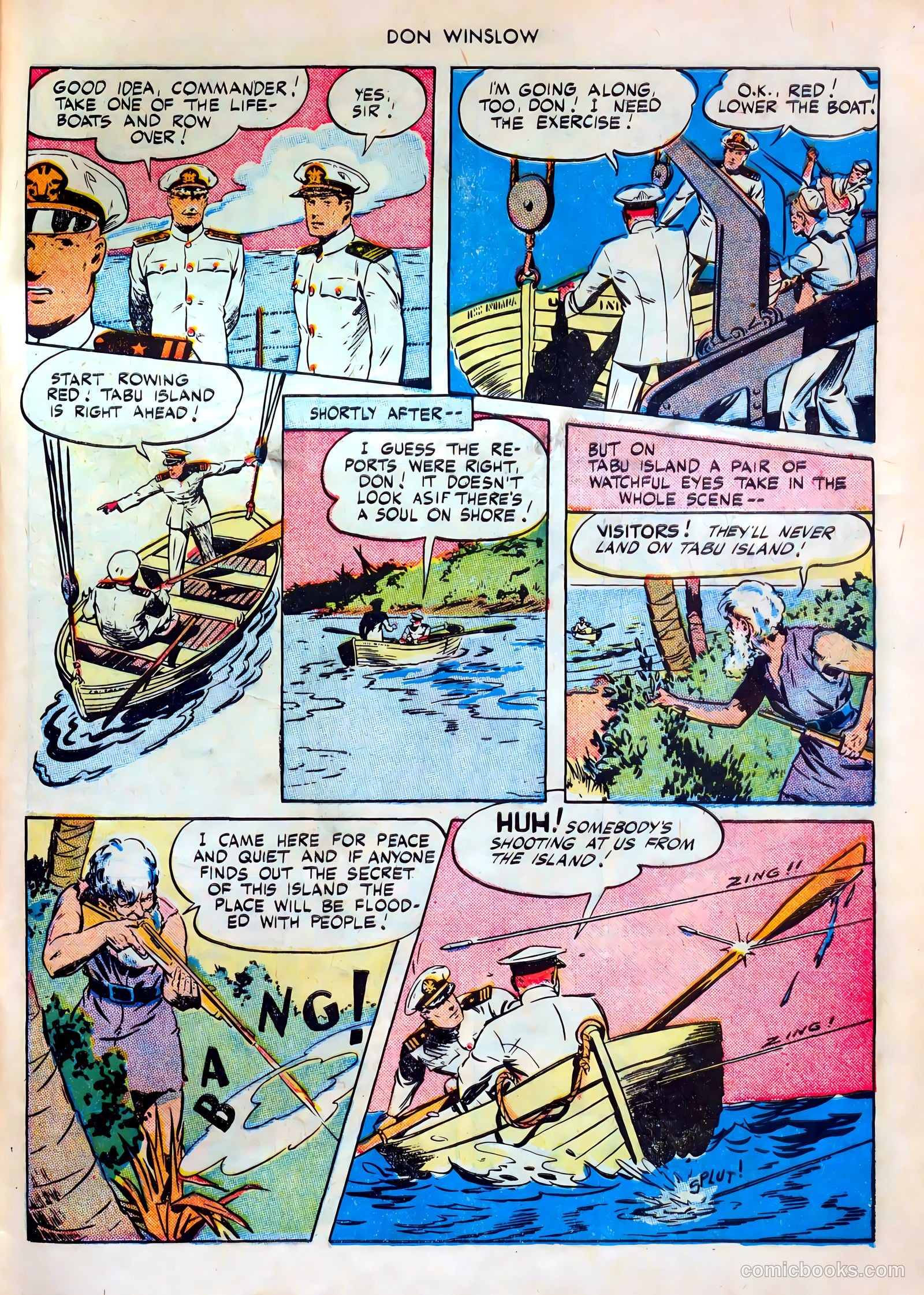 Don Winslow of the Navy #43 (1947) — page 21 of 52
