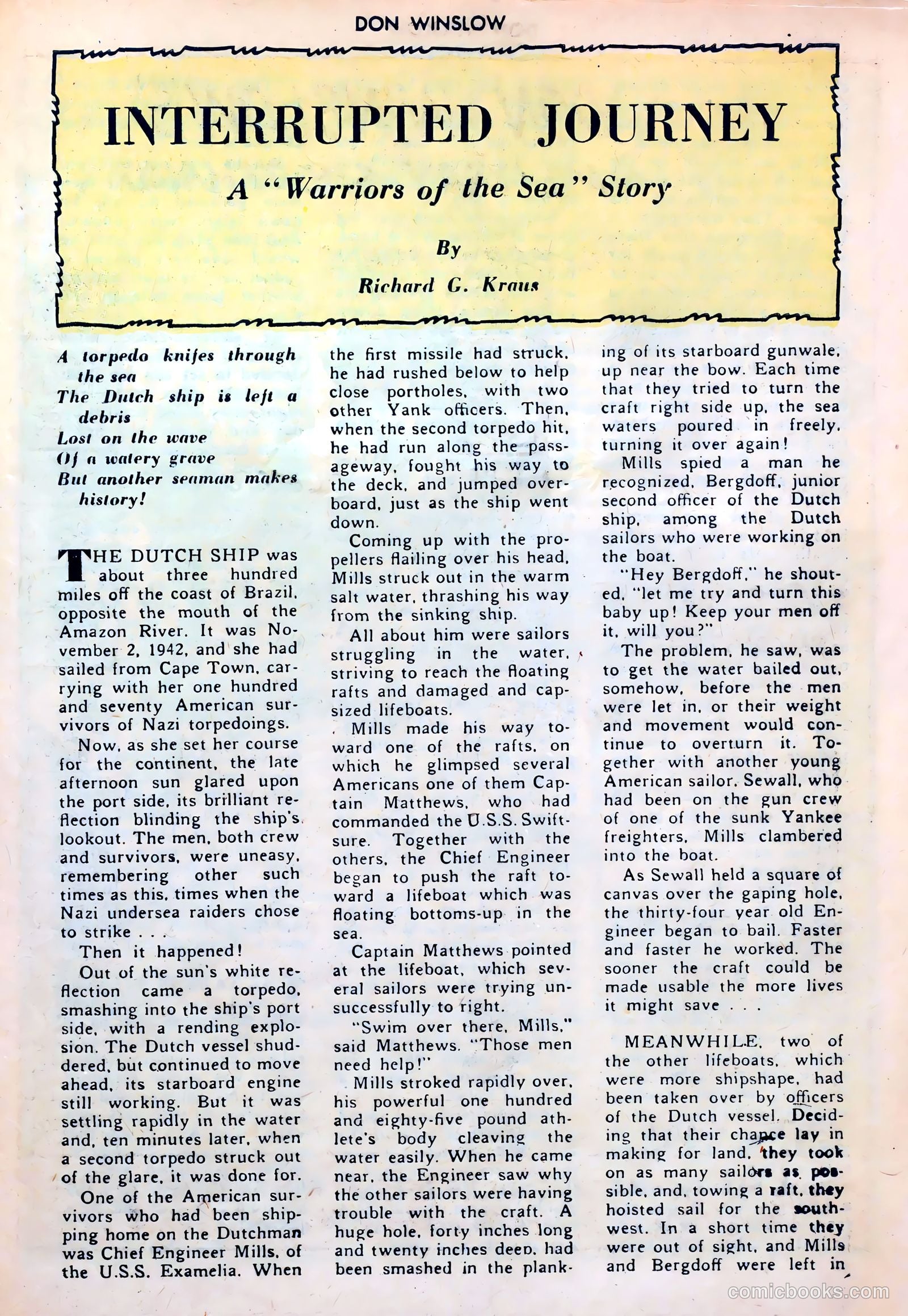 Don Winslow of the Navy #43 (1947) — page 31 of 52