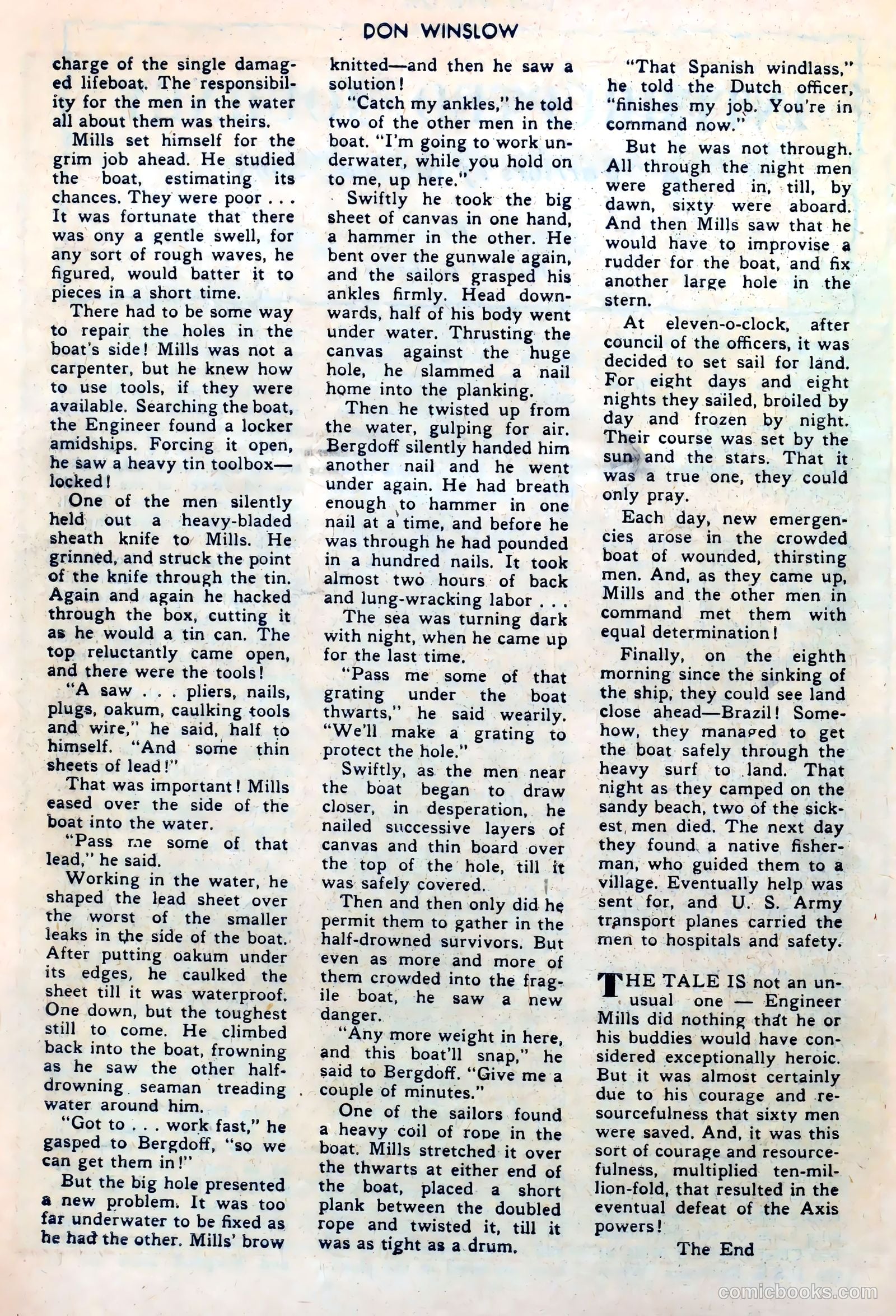 Don Winslow of the Navy #43 (1947) — page 32 of 52