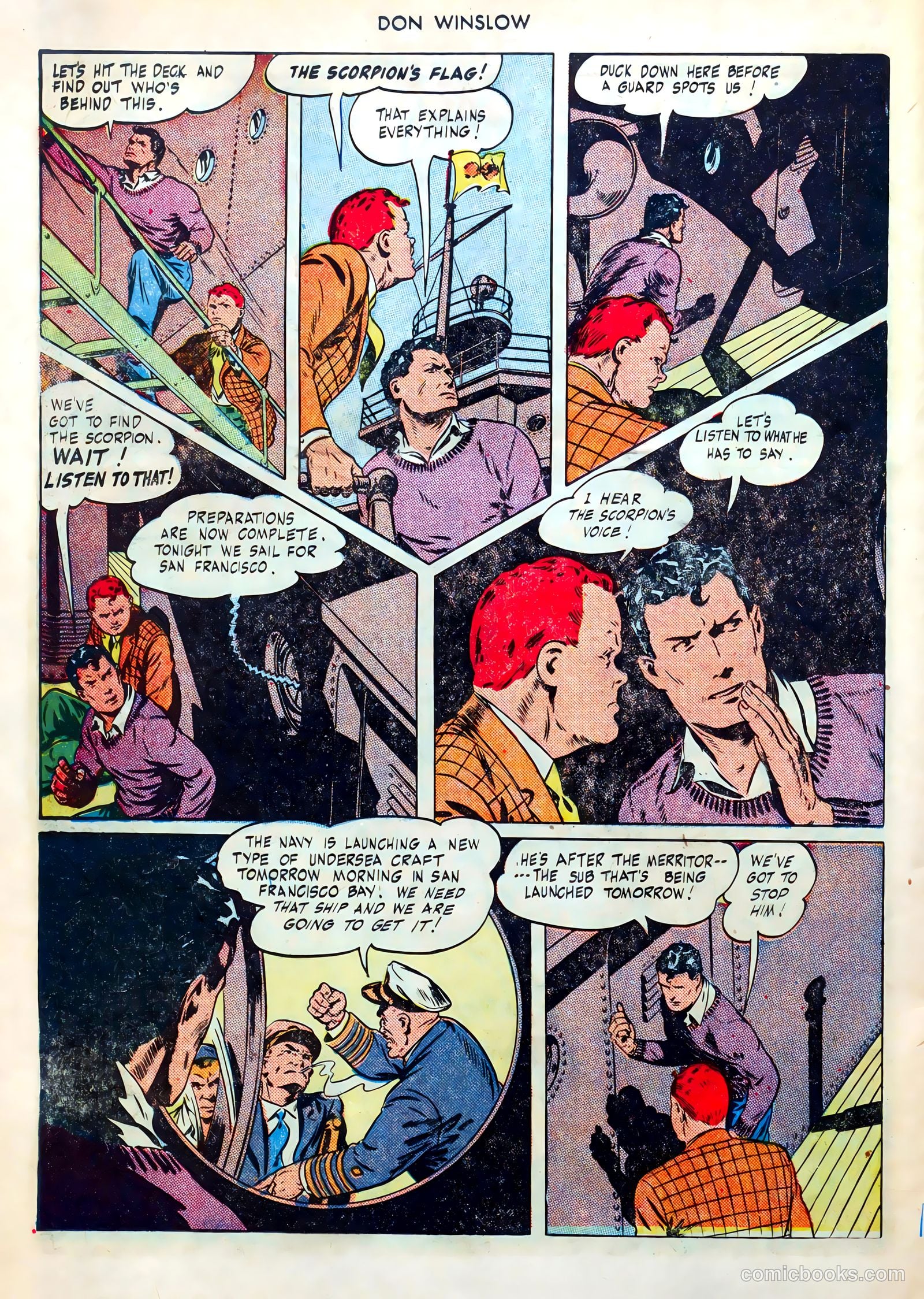 Don Winslow of the Navy #43 (1947) — page 42 of 52