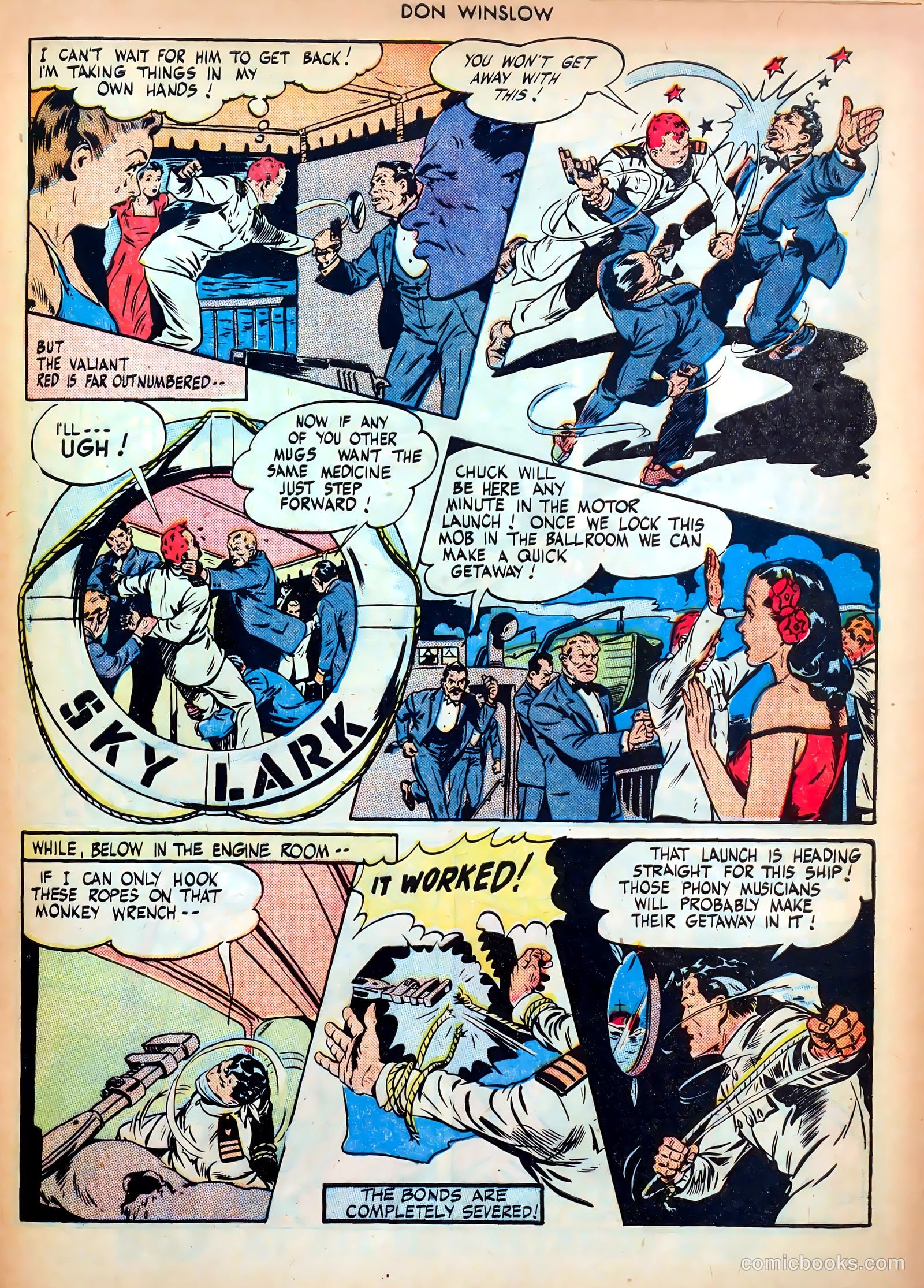 Don Winslow of the Navy #44 (1947) — page 21 of 52