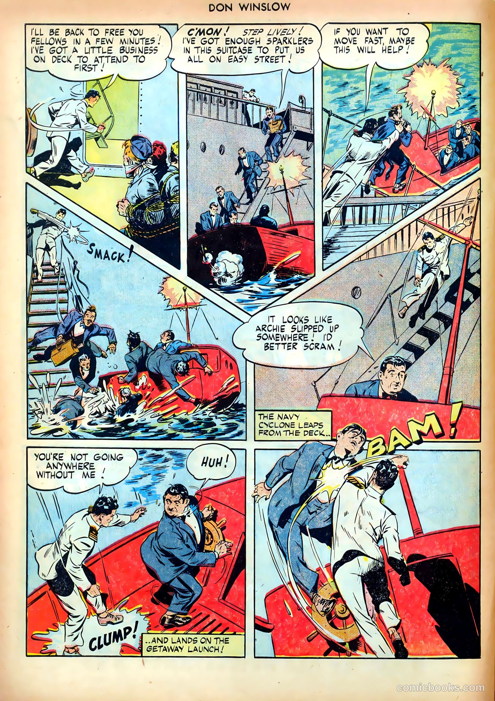Don Winslow of the Navy #44 (1947) — page 22 of 52