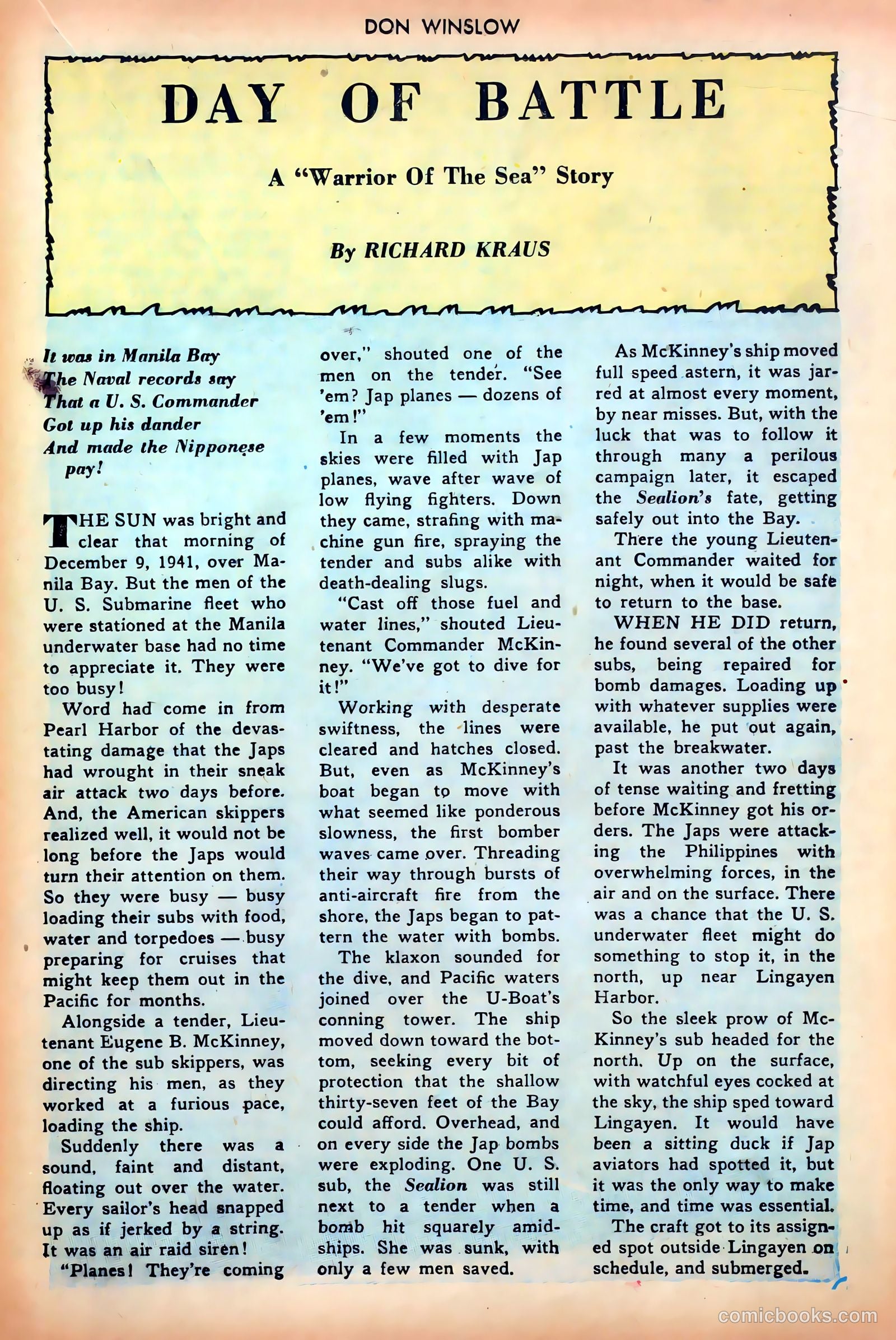 Don Winslow of the Navy #44 (1947) — page 35 of 52