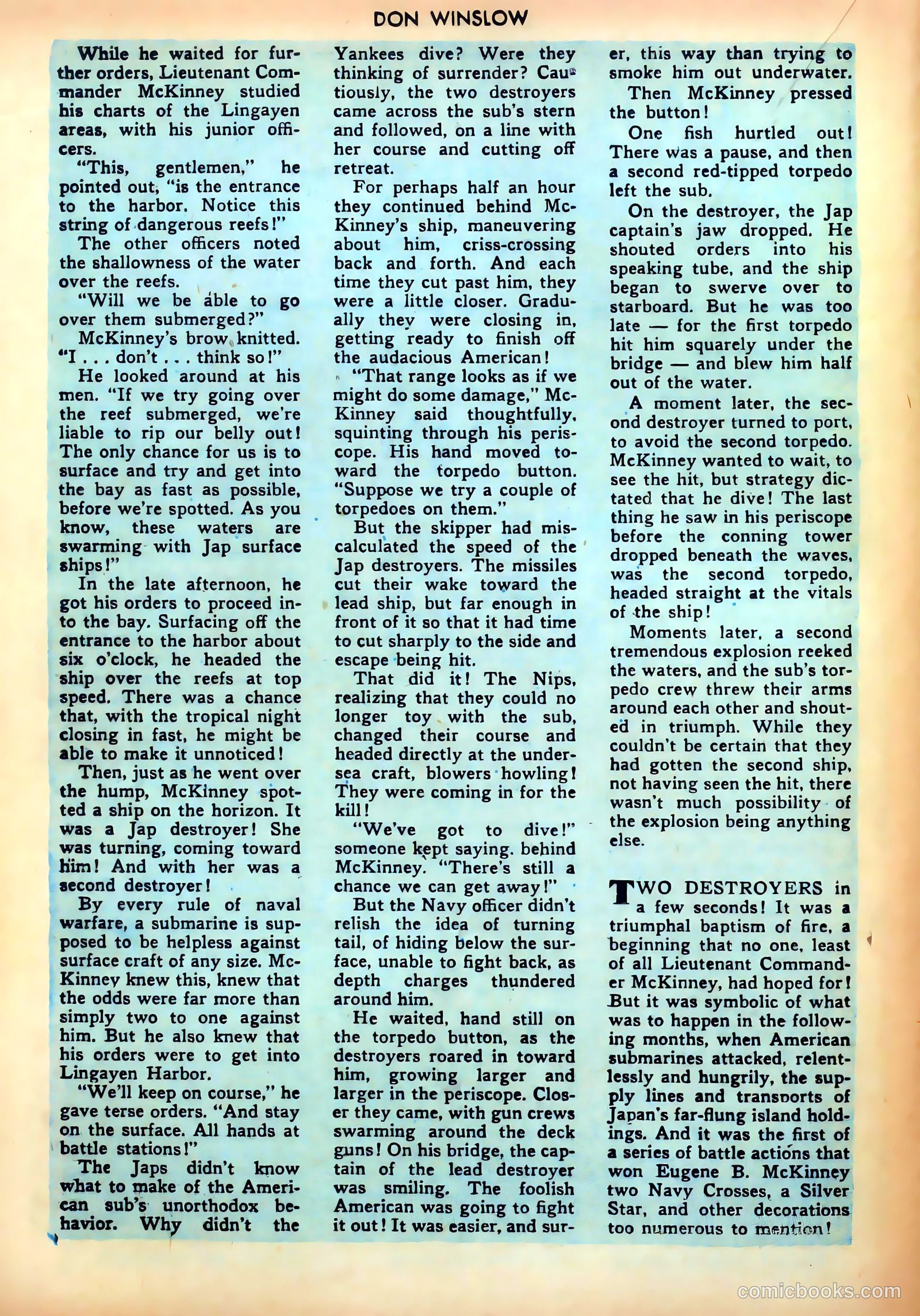Don Winslow of the Navy #44 (1947) — page 36 of 52