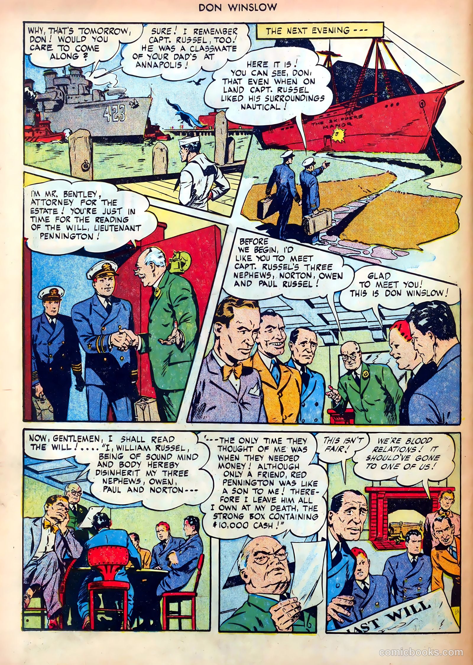 Don Winslow of the Navy #44 (1947) — page 42 of 52