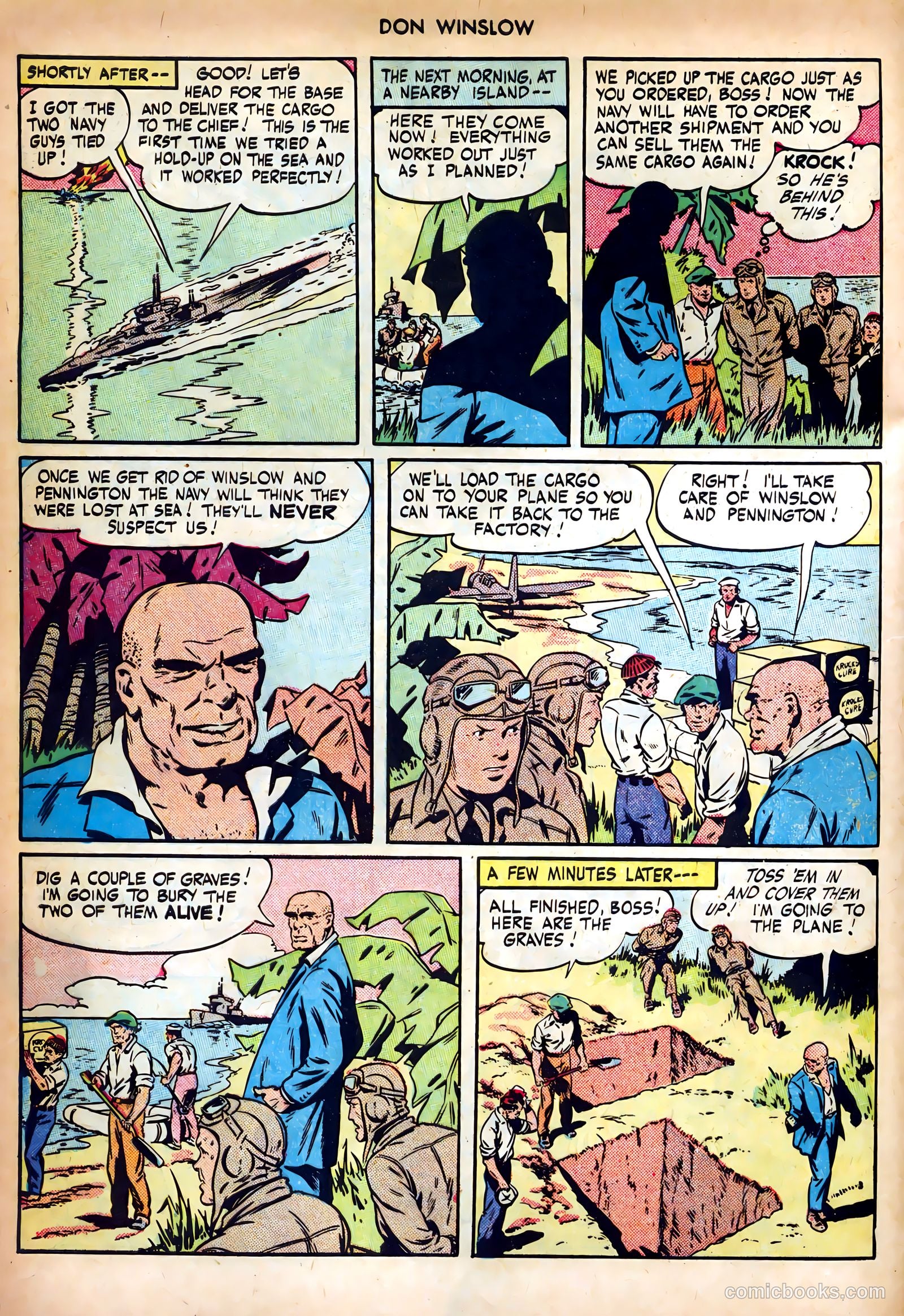 Don Winslow of the Navy #45 (1947) — page 8 of 52