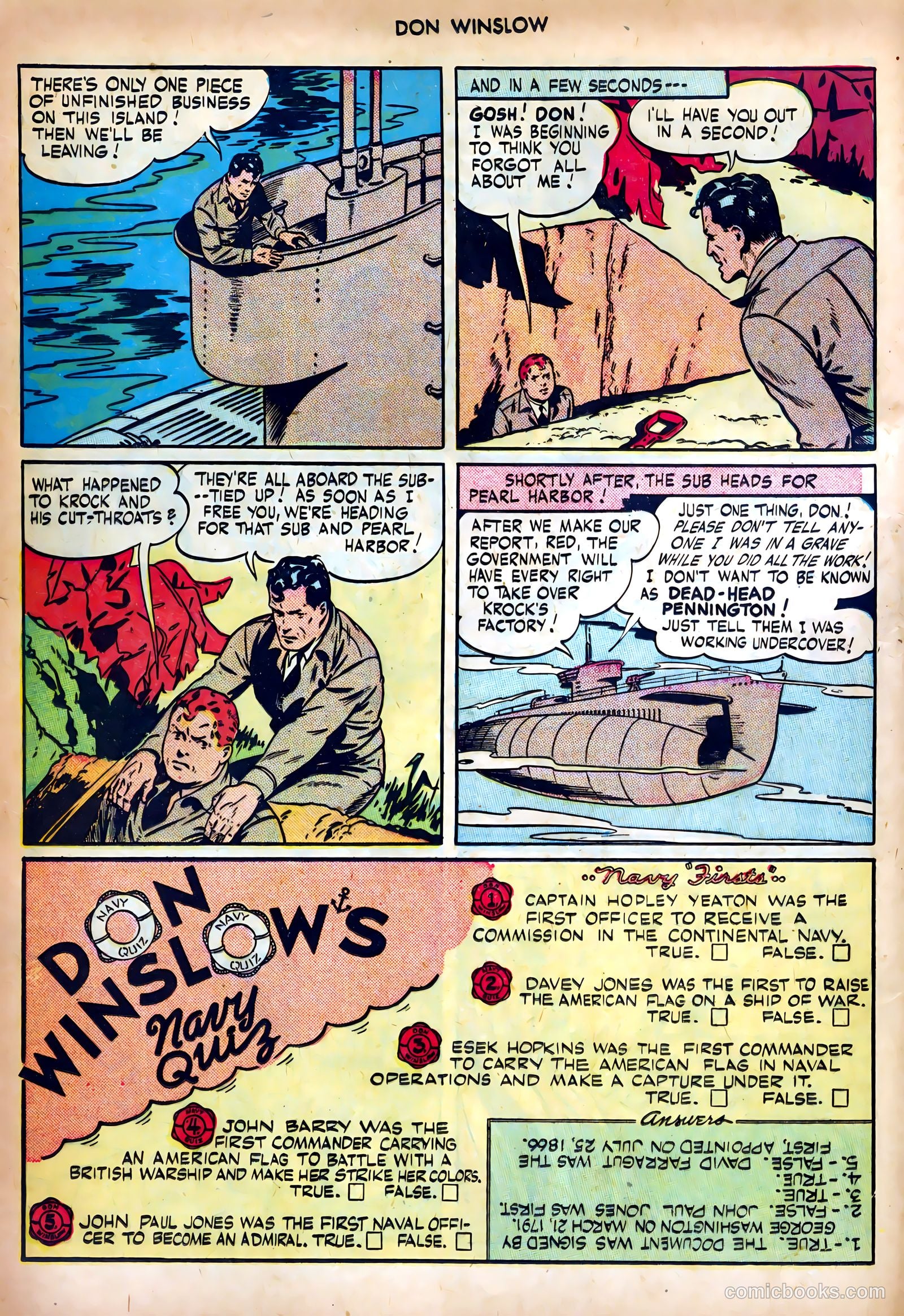 Don Winslow of the Navy #45 (1947) — page 12 of 52