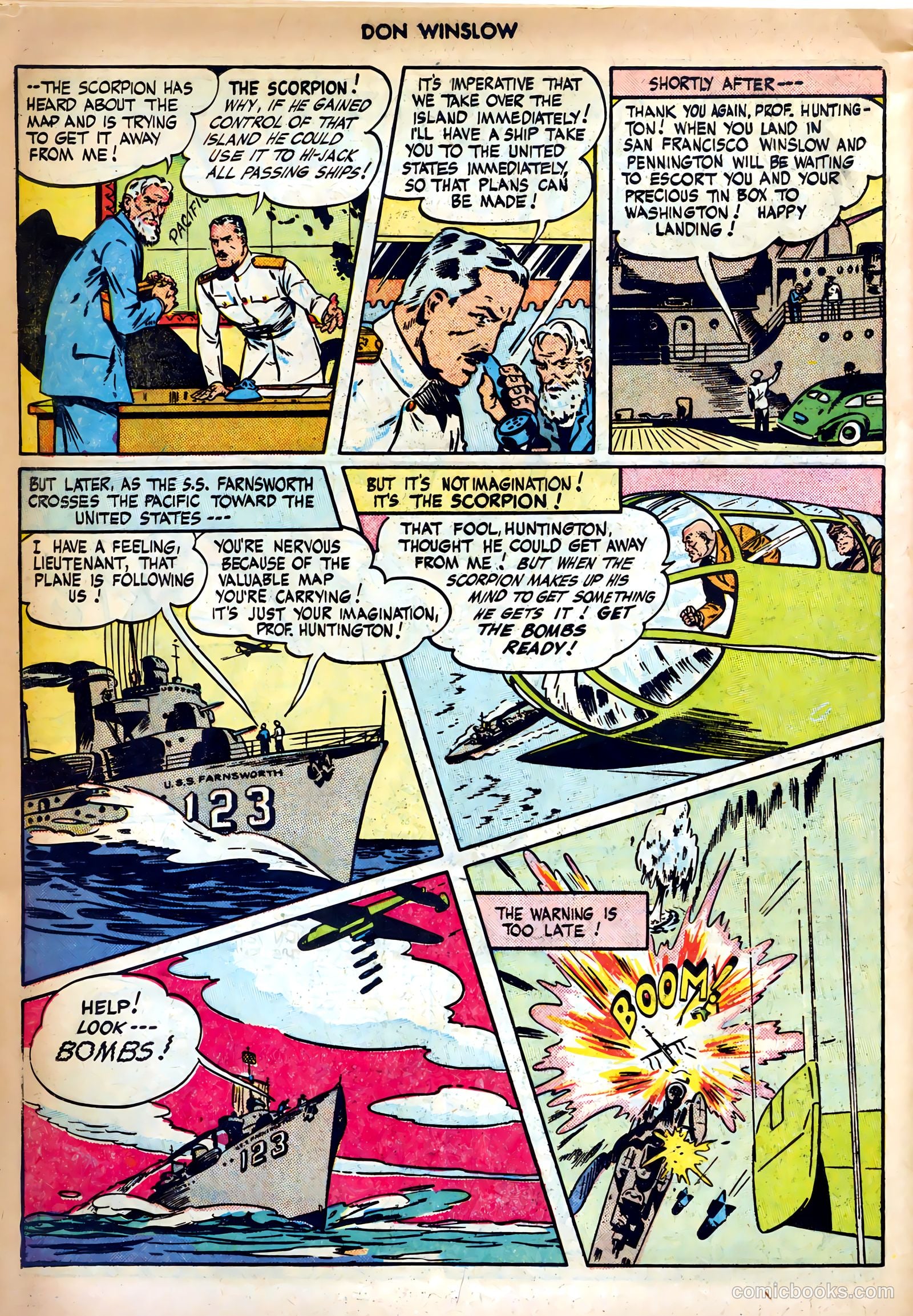 Don Winslow of the Navy #46 (1947) — page 42 of 52