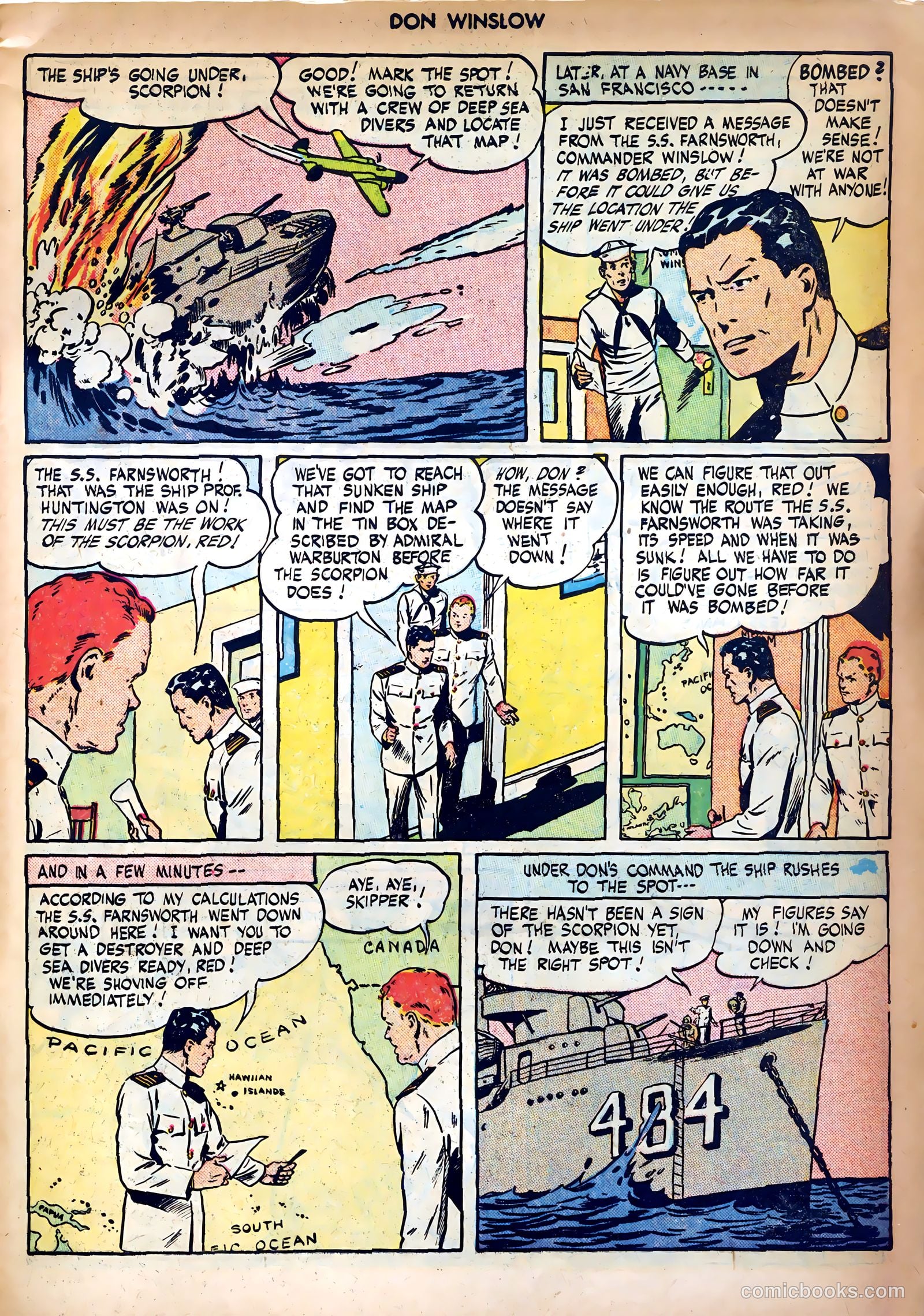 Don Winslow of the Navy #46 (1947) — page 43 of 52