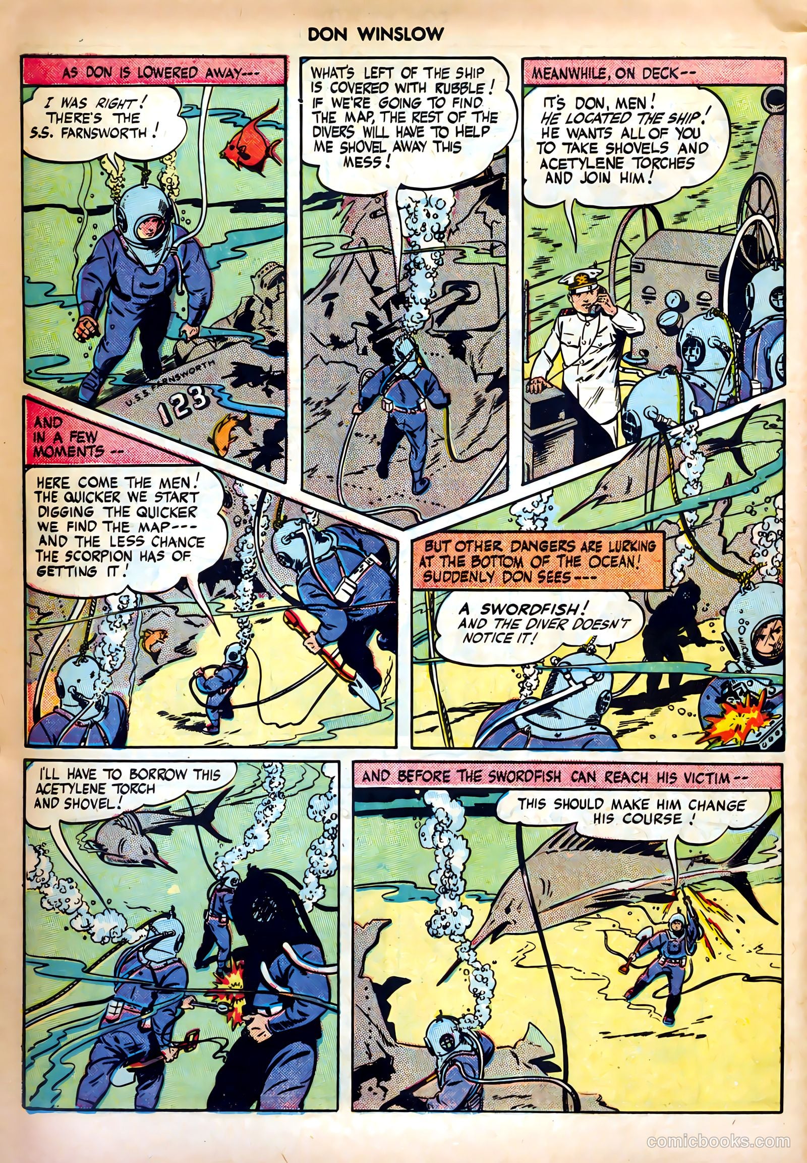Don Winslow of the Navy #46 (1947) — page 44 of 52
