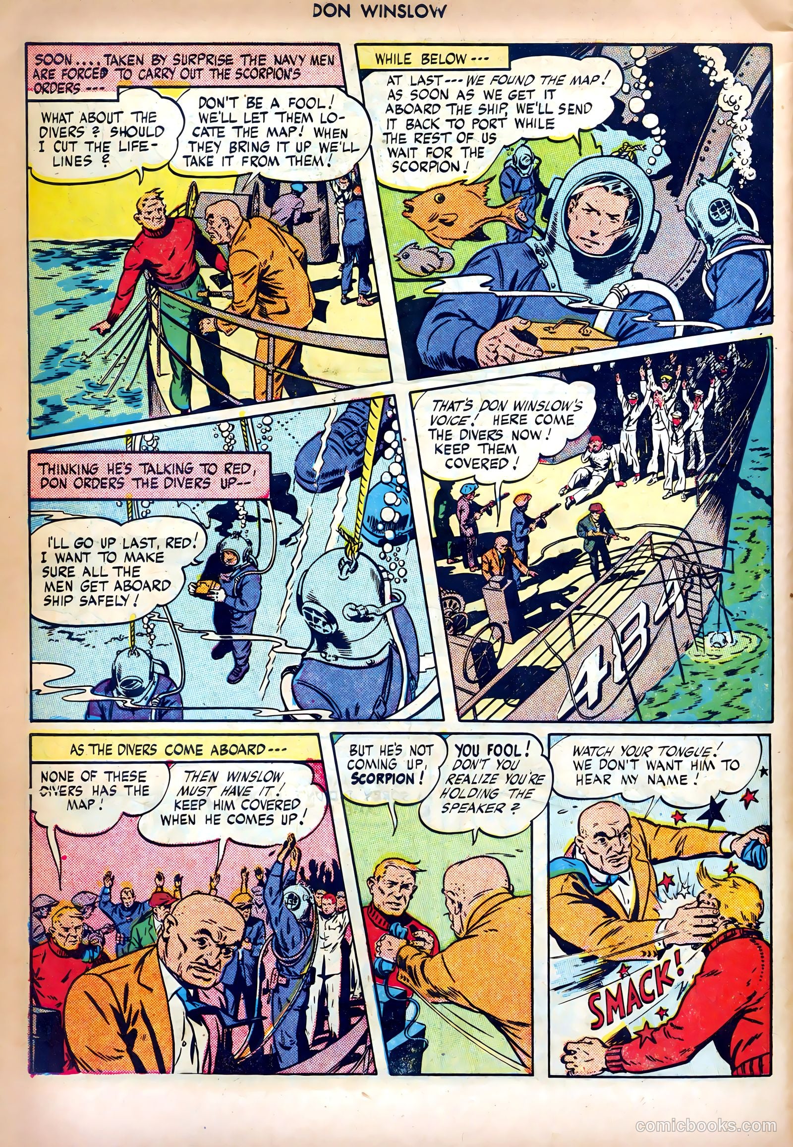 Don Winslow of the Navy #46 (1947) — page 46 of 52