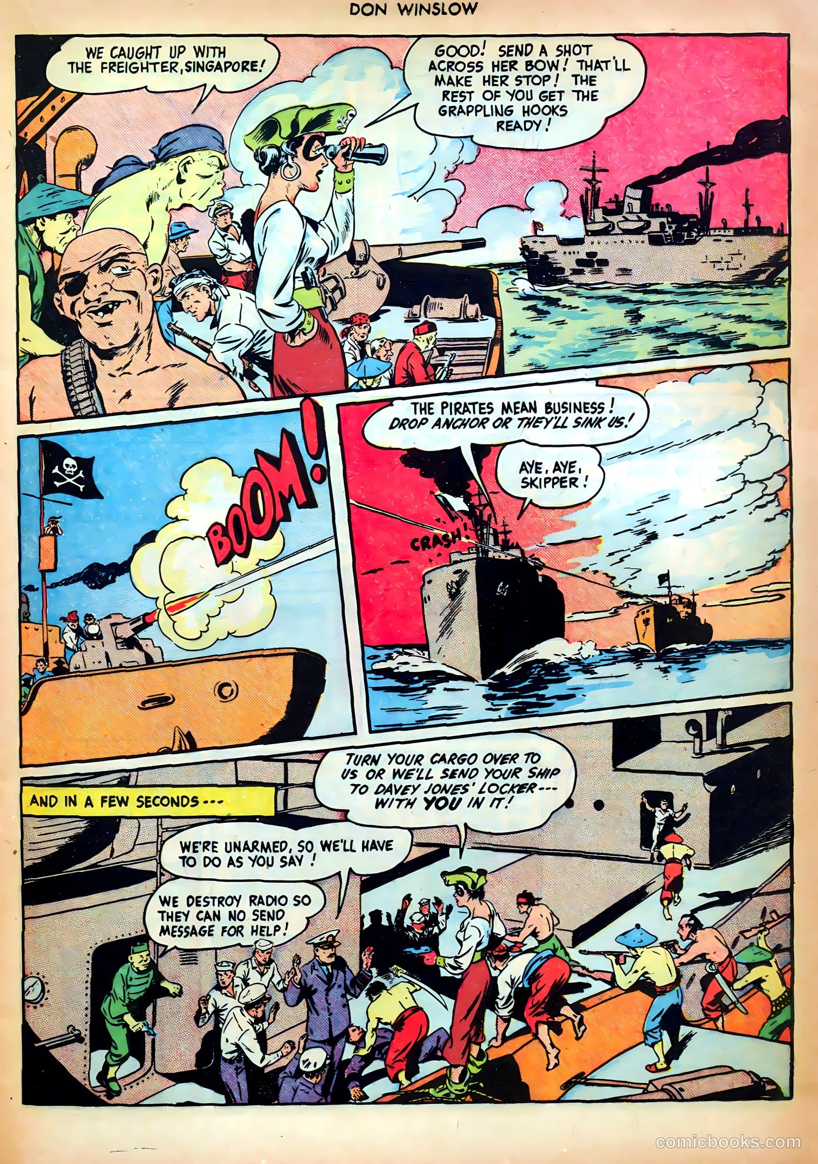 Don Winslow of the Navy #47 (1947) — page 17 of 52