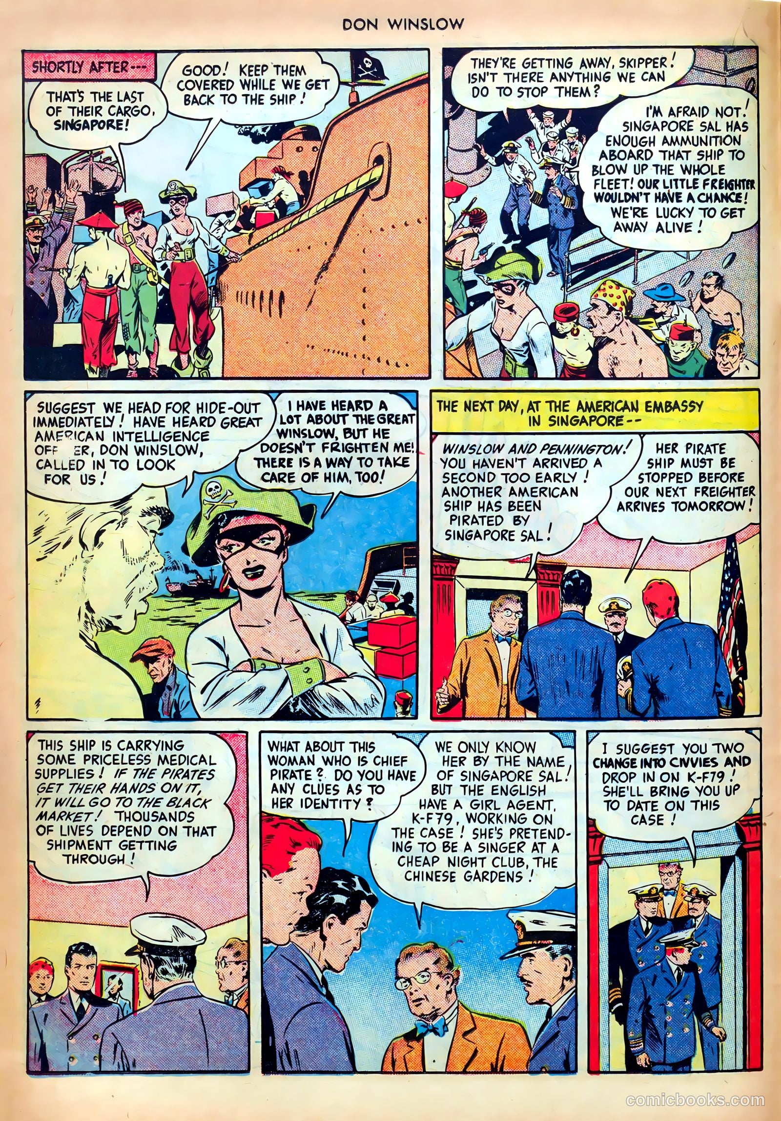 Don Winslow of the Navy #47 (1947) — page 18 of 52