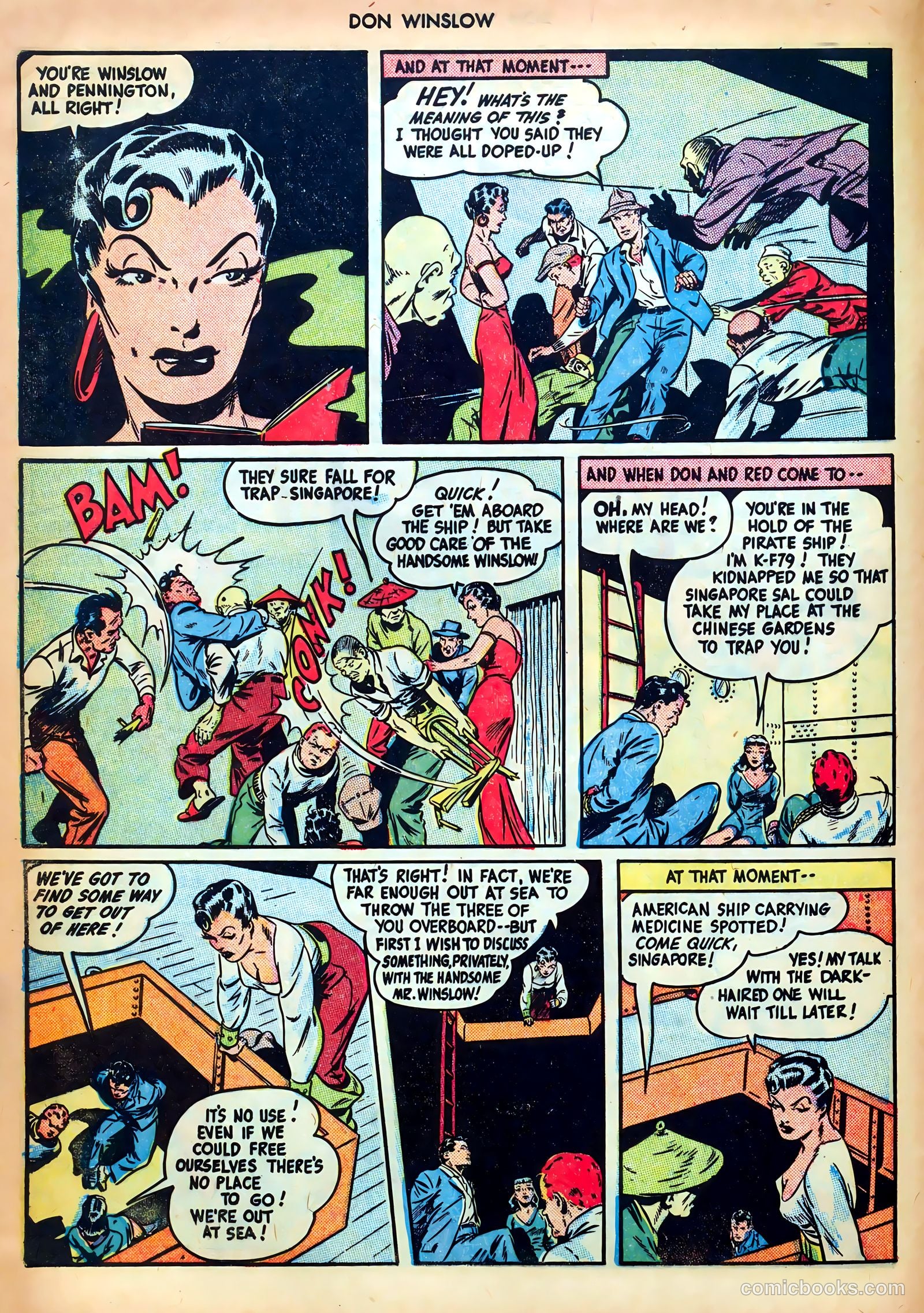 Don Winslow of the Navy #47 (1947) — page 20 of 52