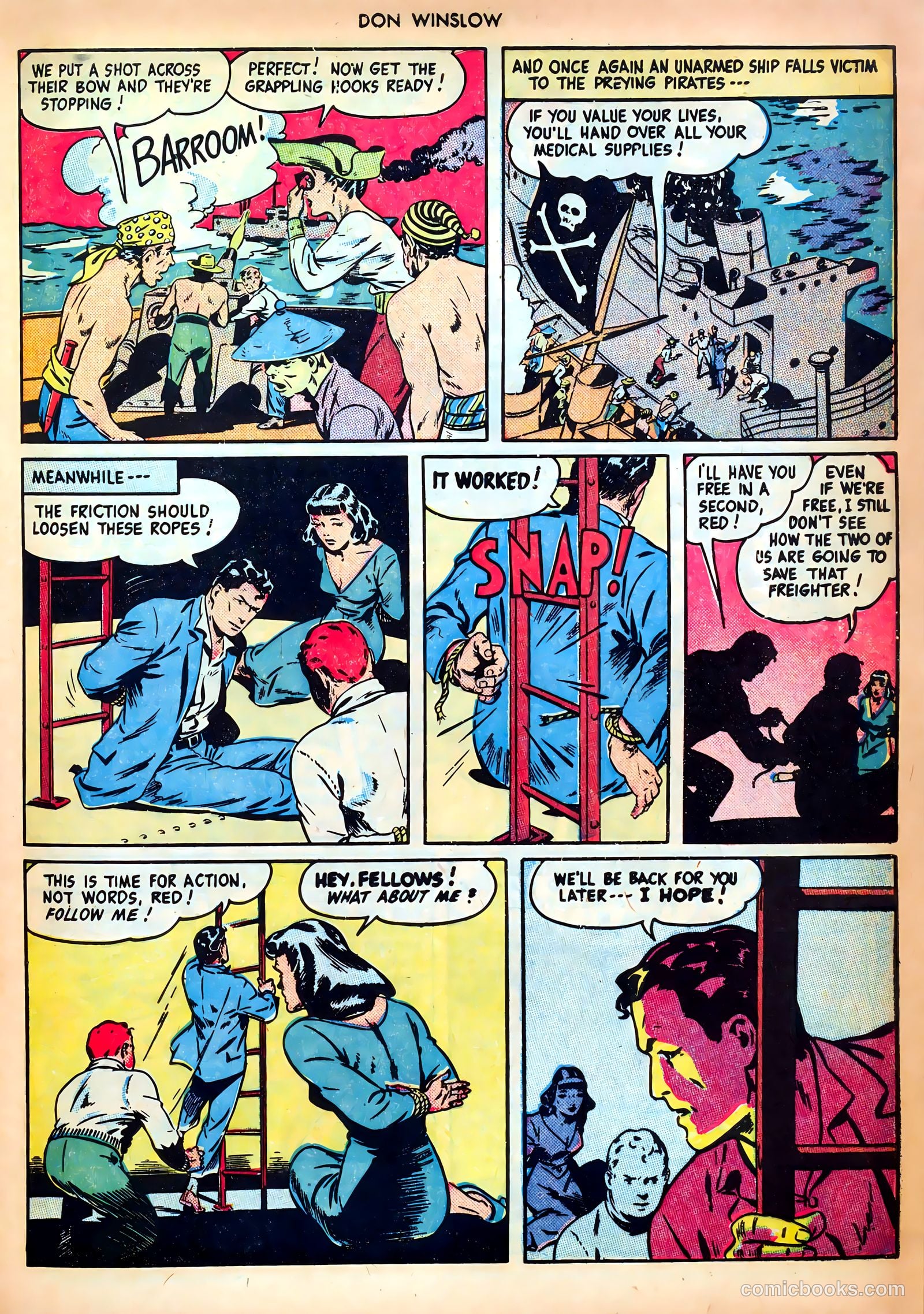 Don Winslow of the Navy #47 (1947) — page 21 of 52