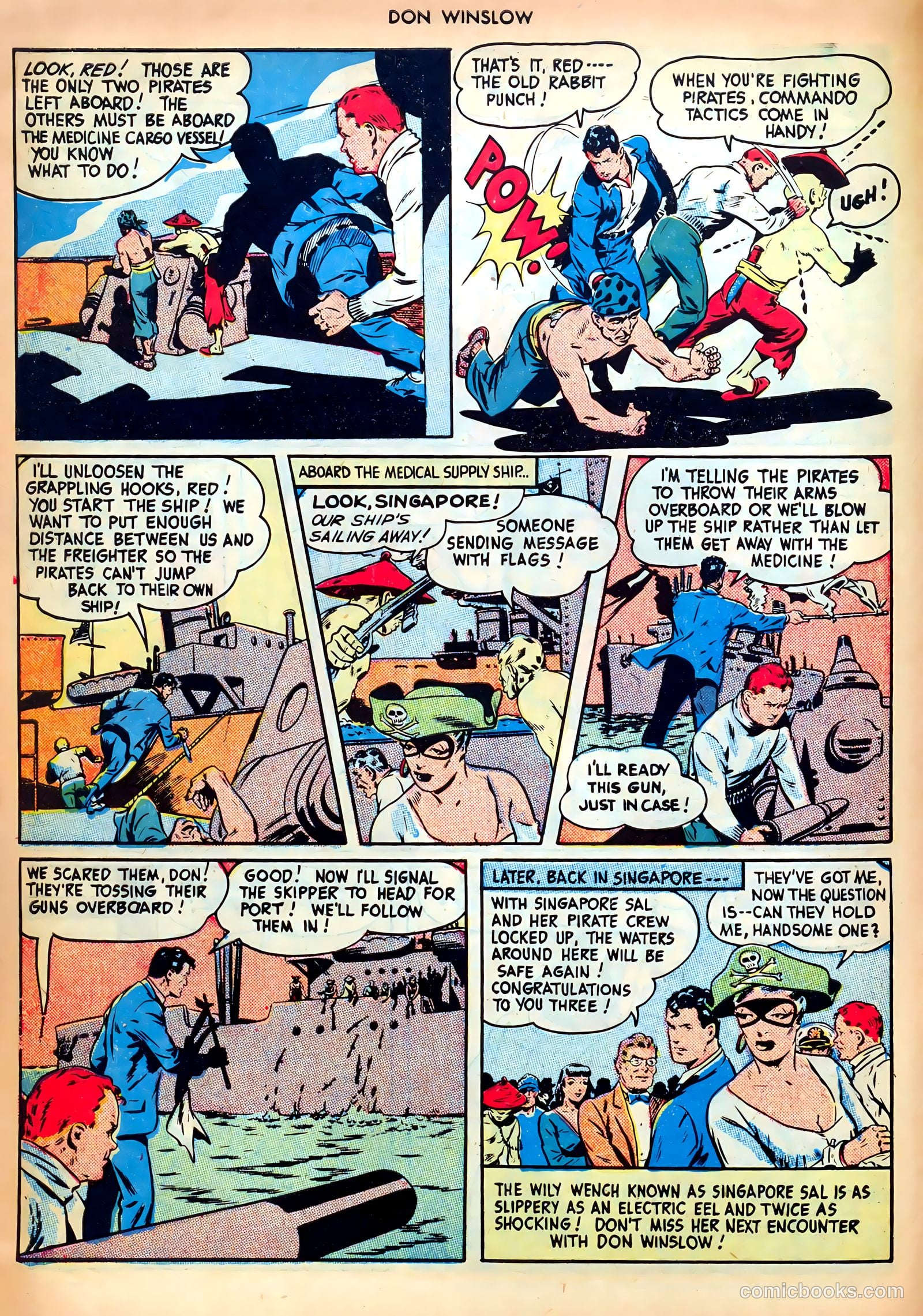 Don Winslow of the Navy #47 (1947) — page 22 of 52