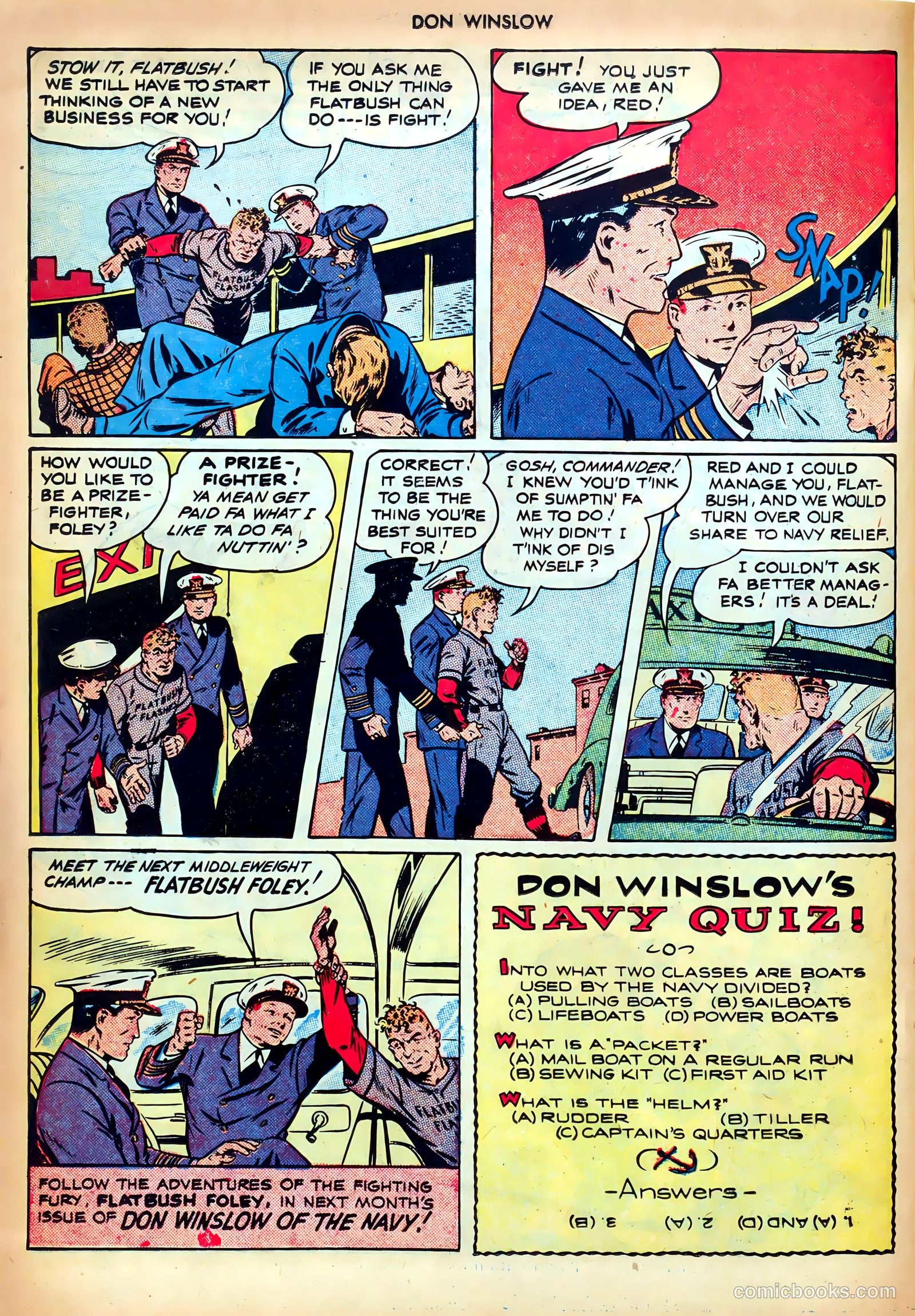 Don Winslow of the Navy #47 (1947) — page 30 of 52