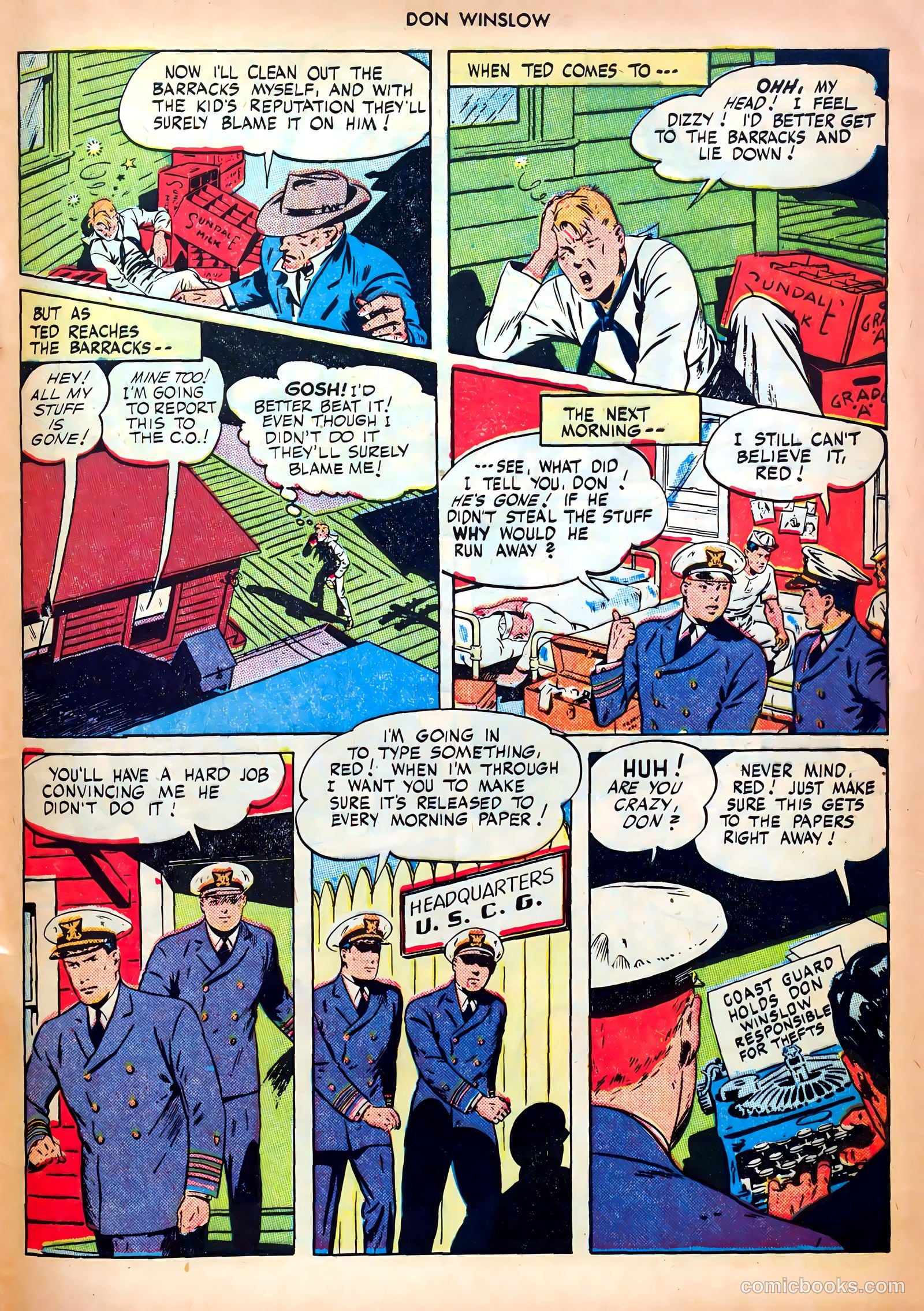 Don Winslow of the Navy #47 (1947) — page 45 of 52