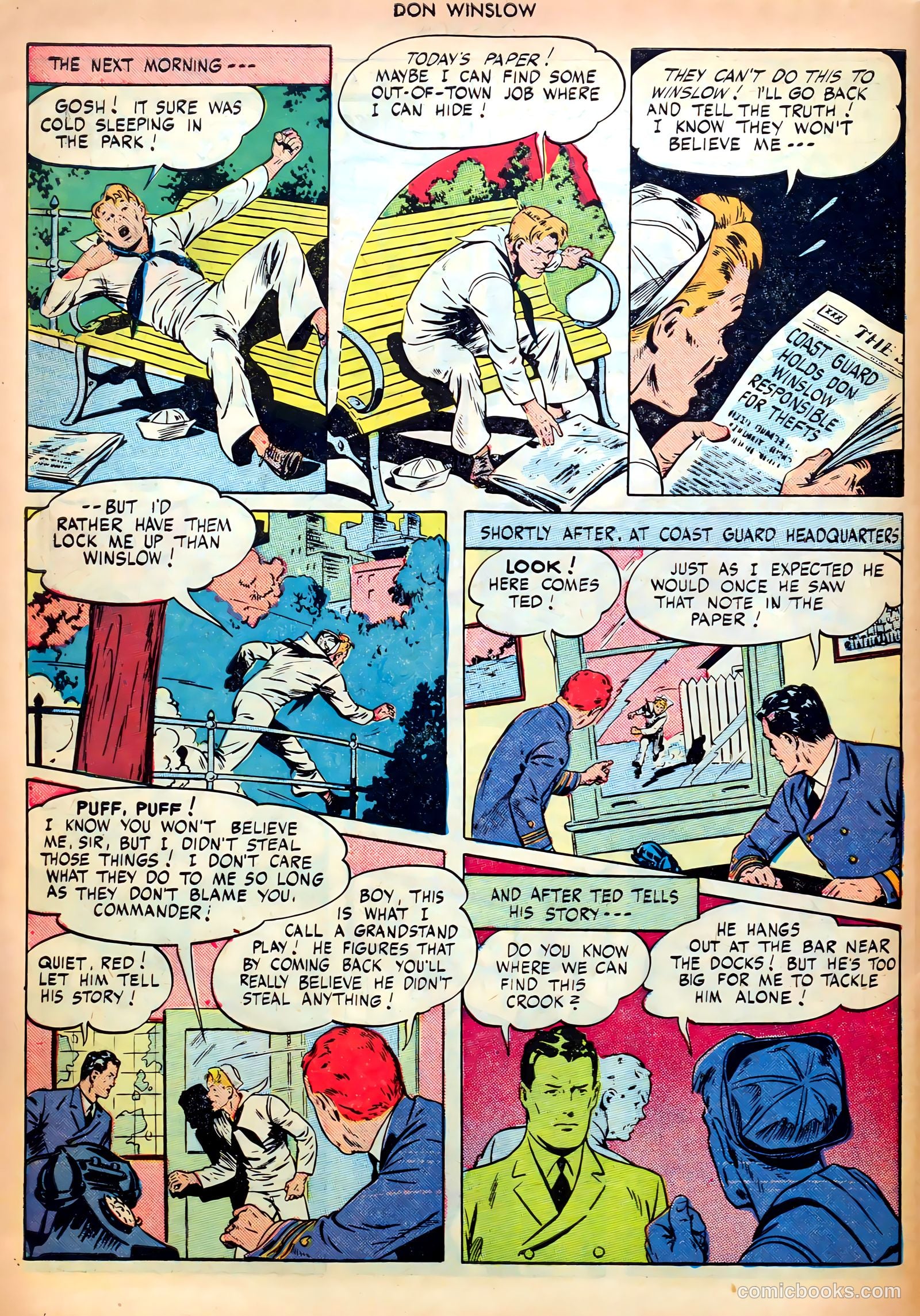 Don Winslow of the Navy #47 (1947) — page 46 of 52