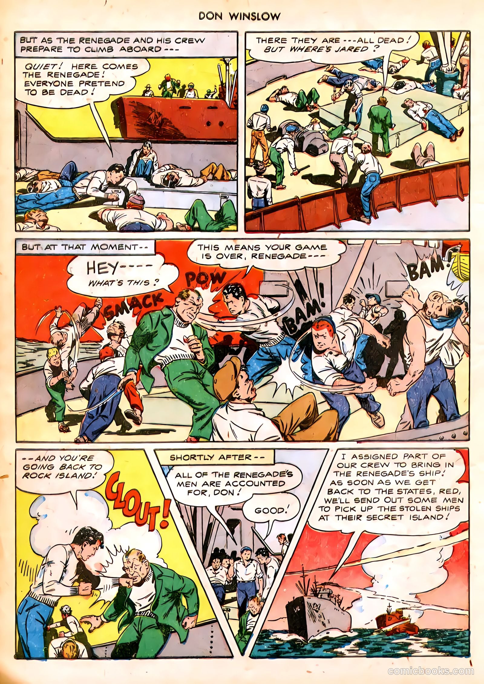 Don Winslow of the Navy #49 (1947) — page 12 of 52