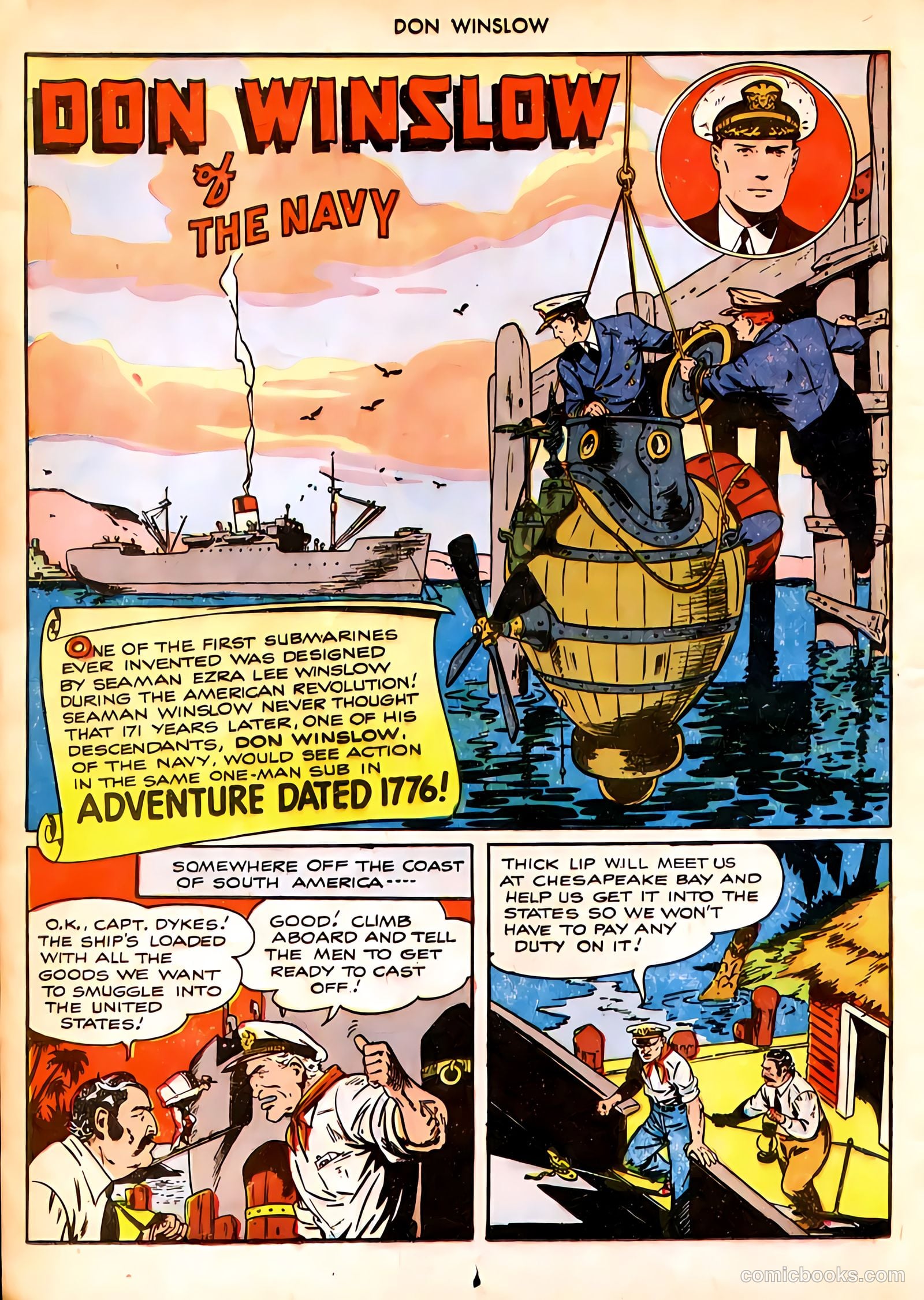 Don Winslow of the Navy #49 (1947) — page 16 of 52