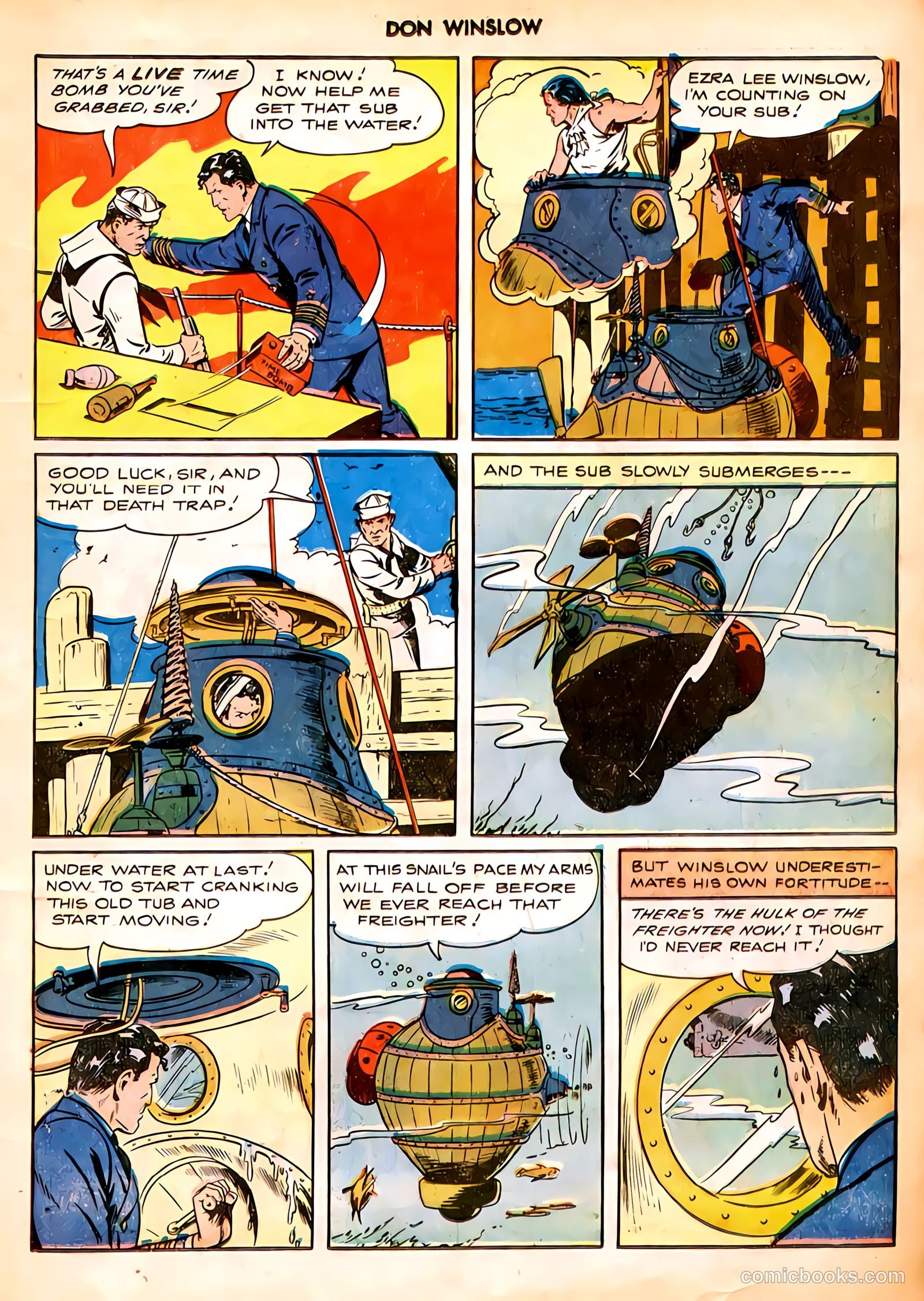 Don Winslow of the Navy #49 (1947) — page 21 of 52