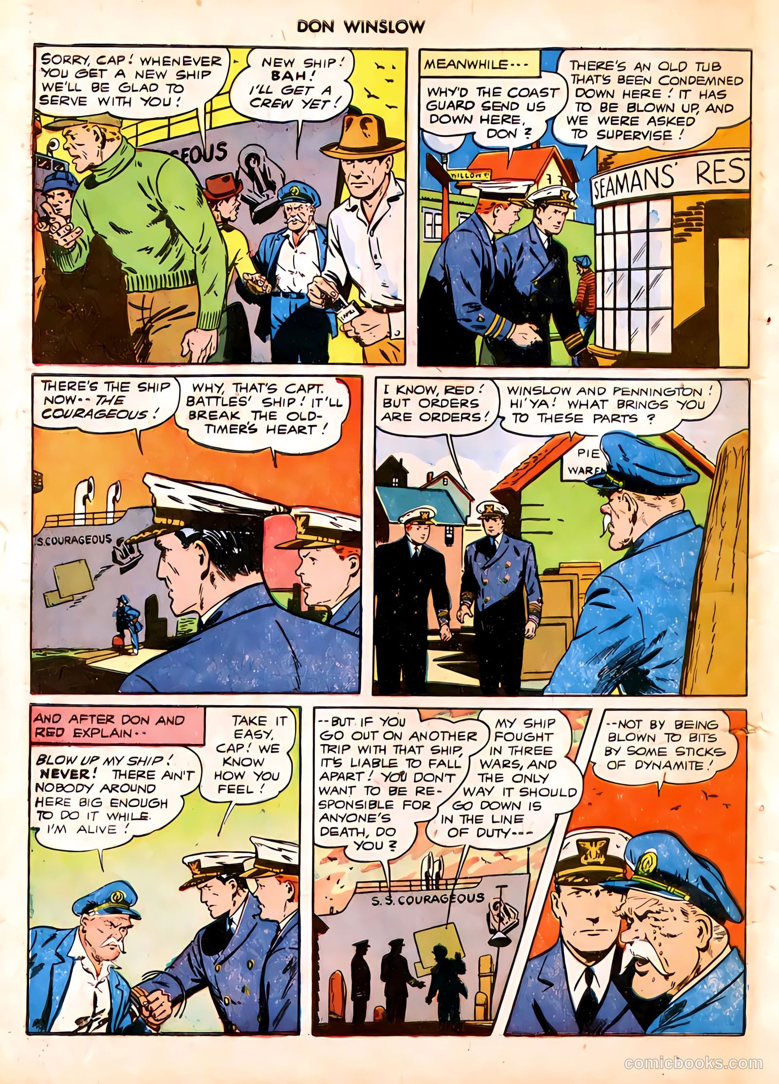 Don Winslow of the Navy #49 (1947) — page 42 of 52