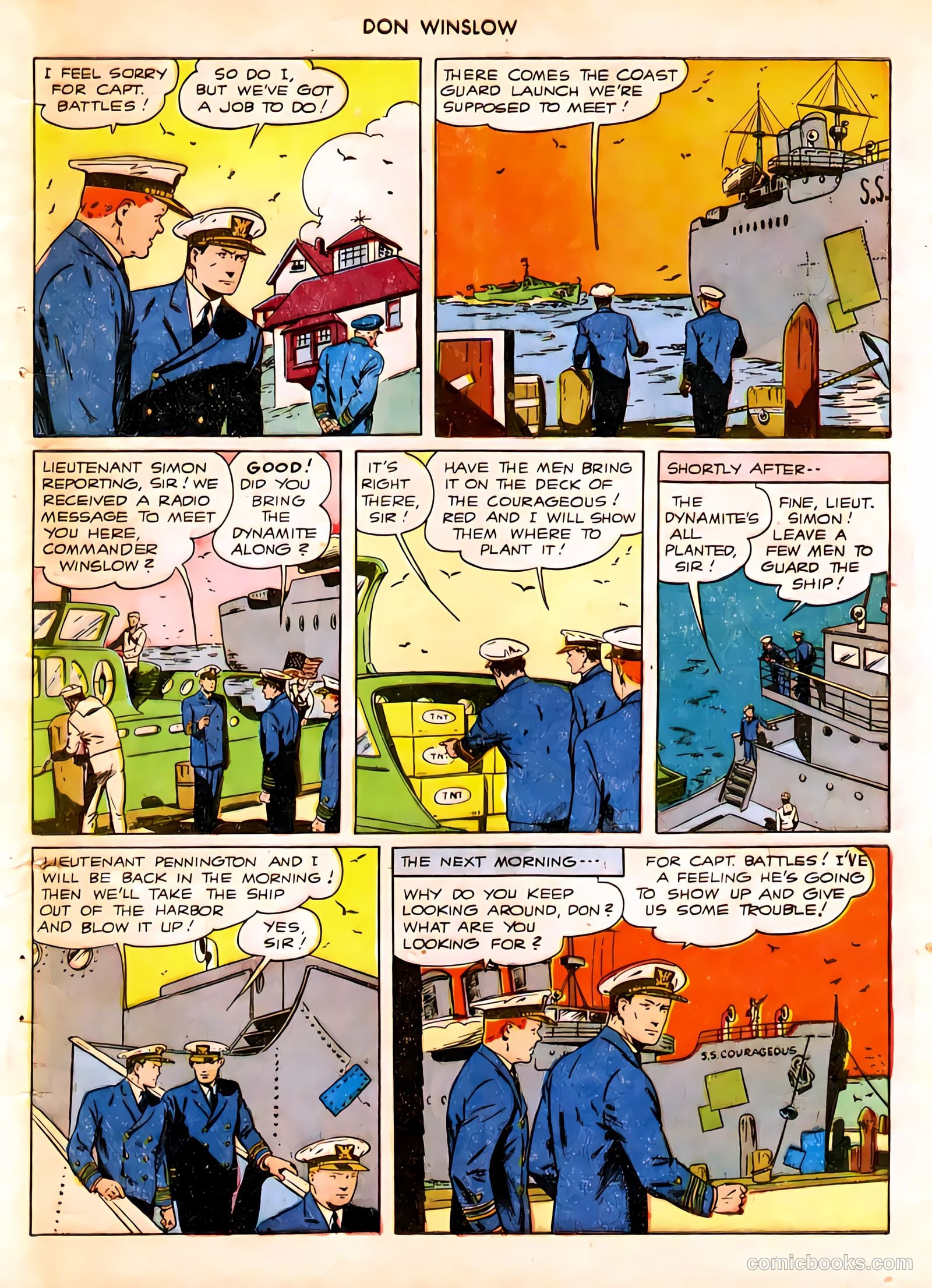 Don Winslow of the Navy #49 (1947) — page 43 of 52