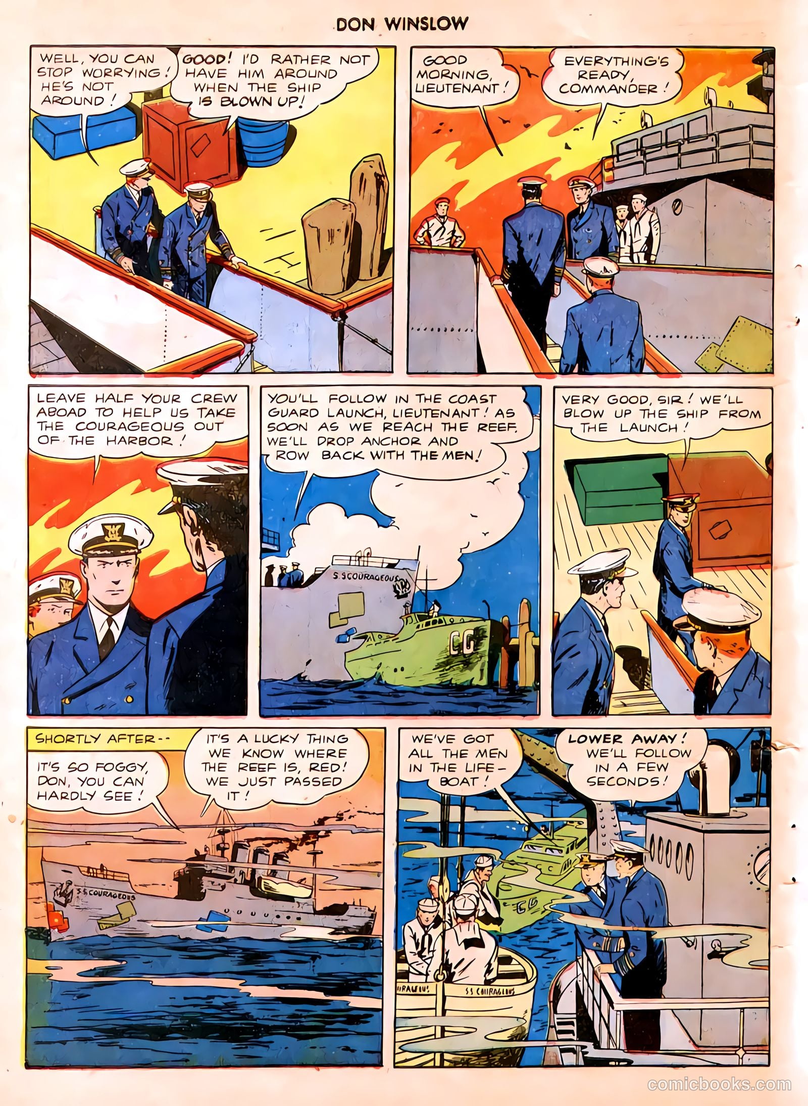 Don Winslow of the Navy #49 (1947) — page 44 of 52