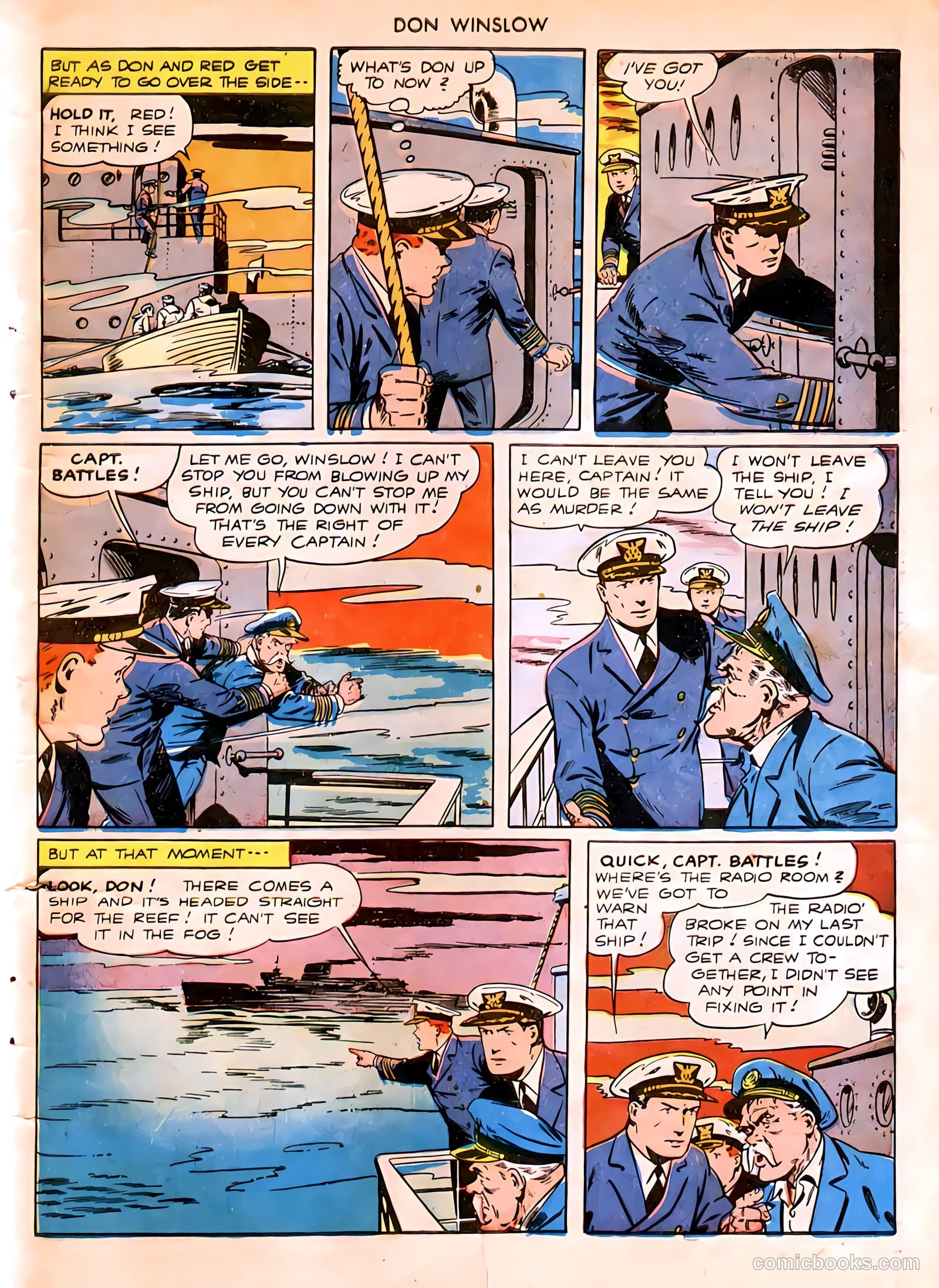 Don Winslow of the Navy #49 (1947) — page 45 of 52