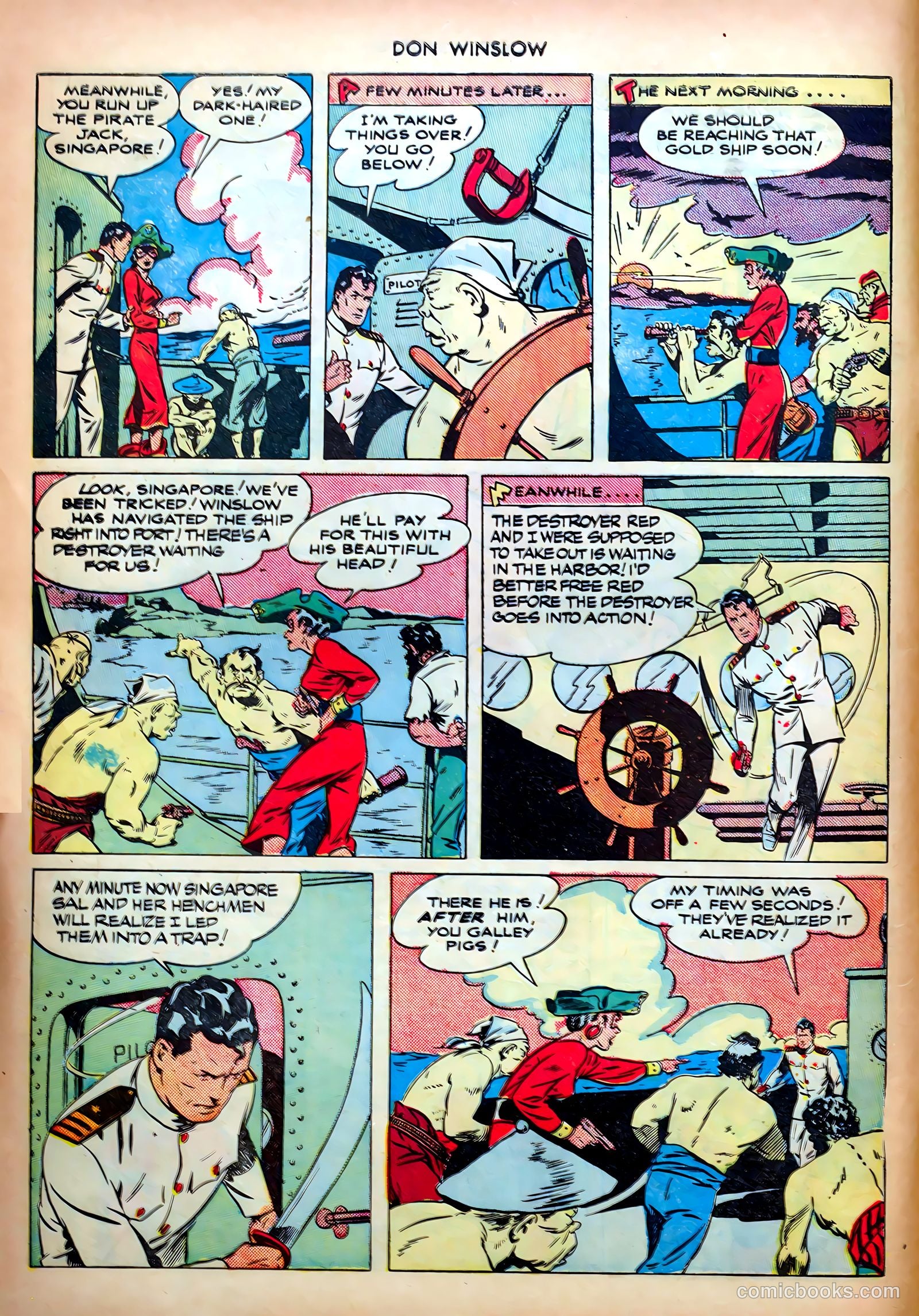 Don Winslow of the Navy #51 (1947) — page 8 of 36