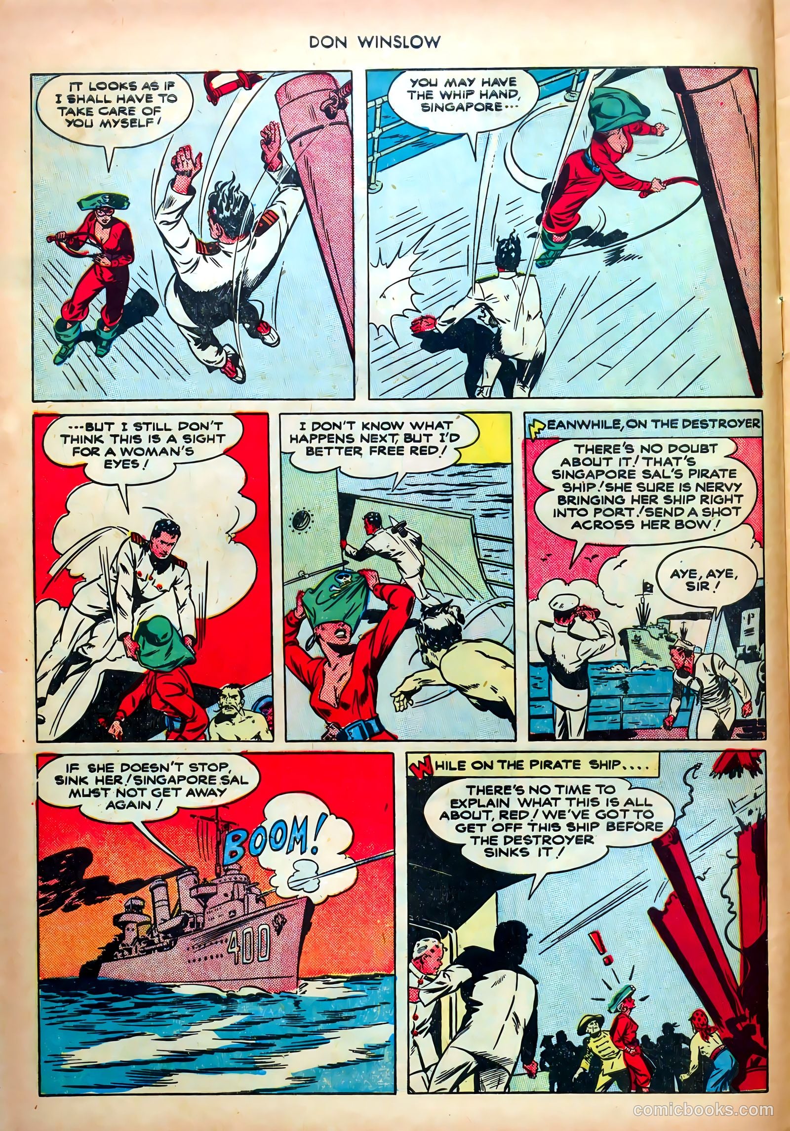 Don Winslow of the Navy #51 (1947) — page 10 of 36