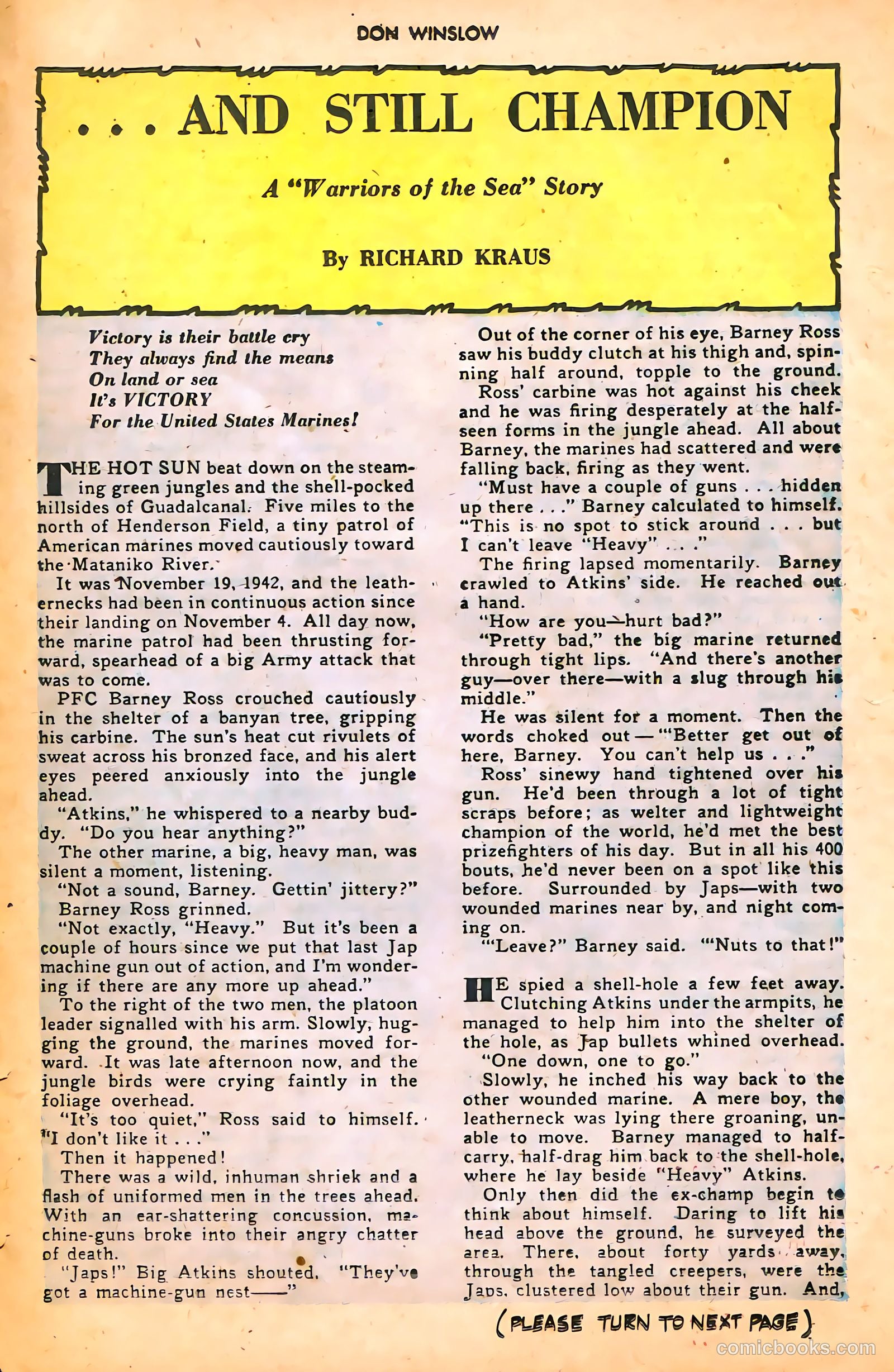 Don Winslow of the Navy #52 (1947) — page 21 of 36