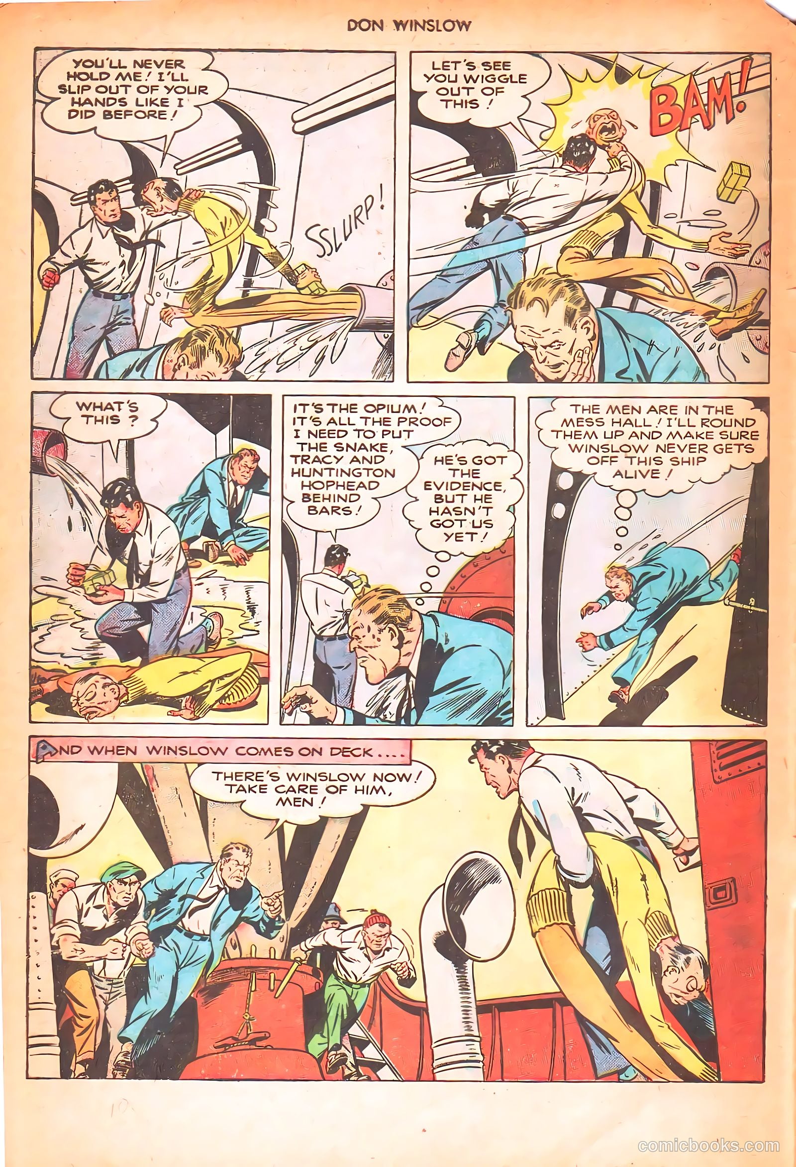 Don Winslow of the Navy #54 (1948) — page 10 of 36