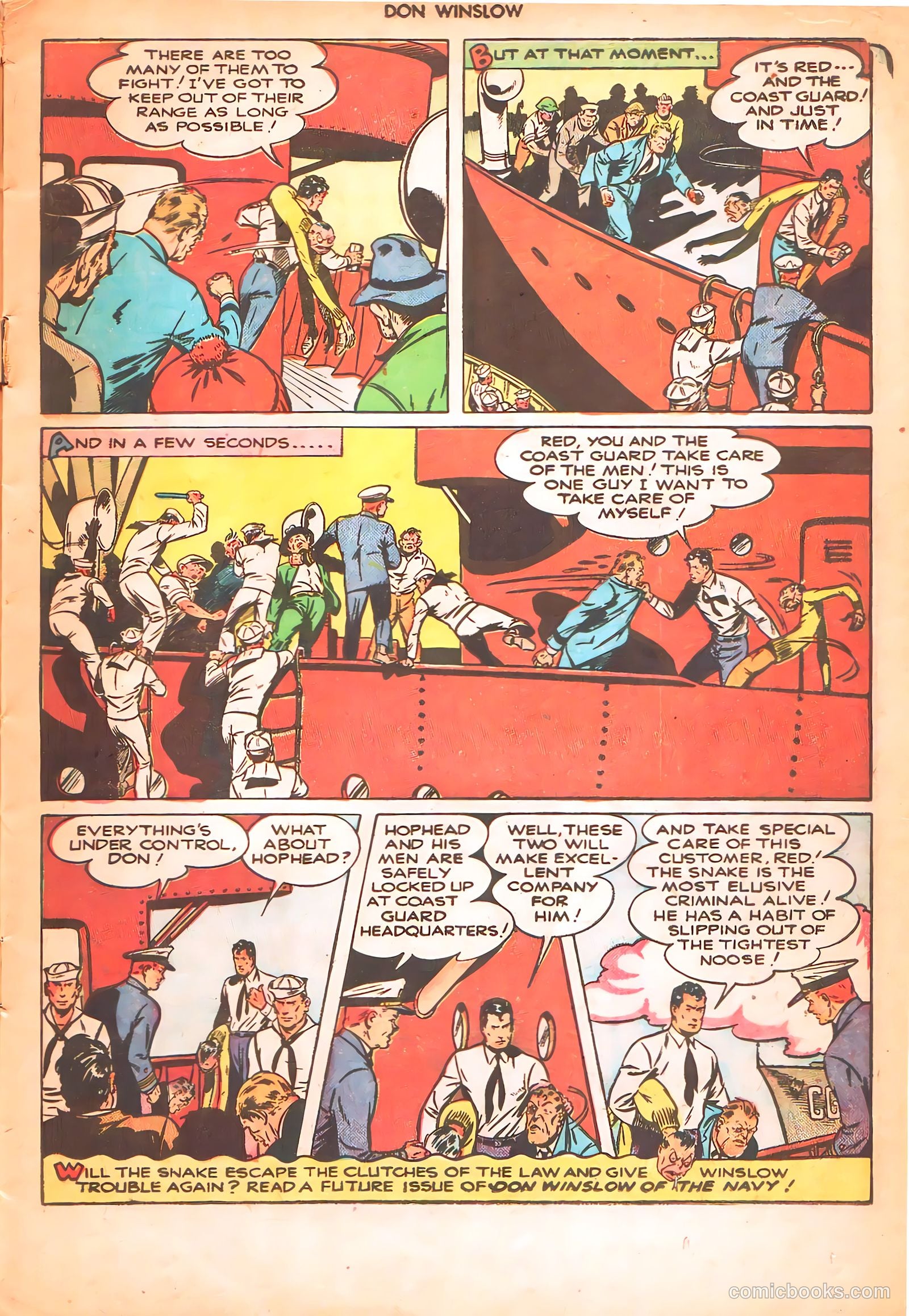 Don Winslow of the Navy #54 (1948) — page 11 of 36