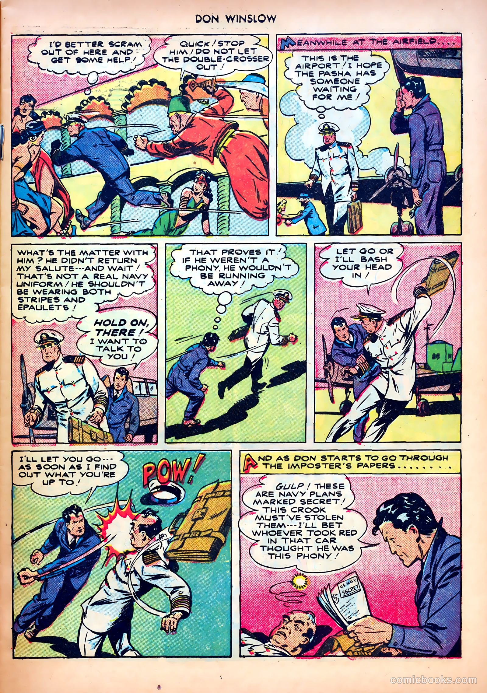 Don Winslow of the Navy #56 (1948) — page 5 of 36