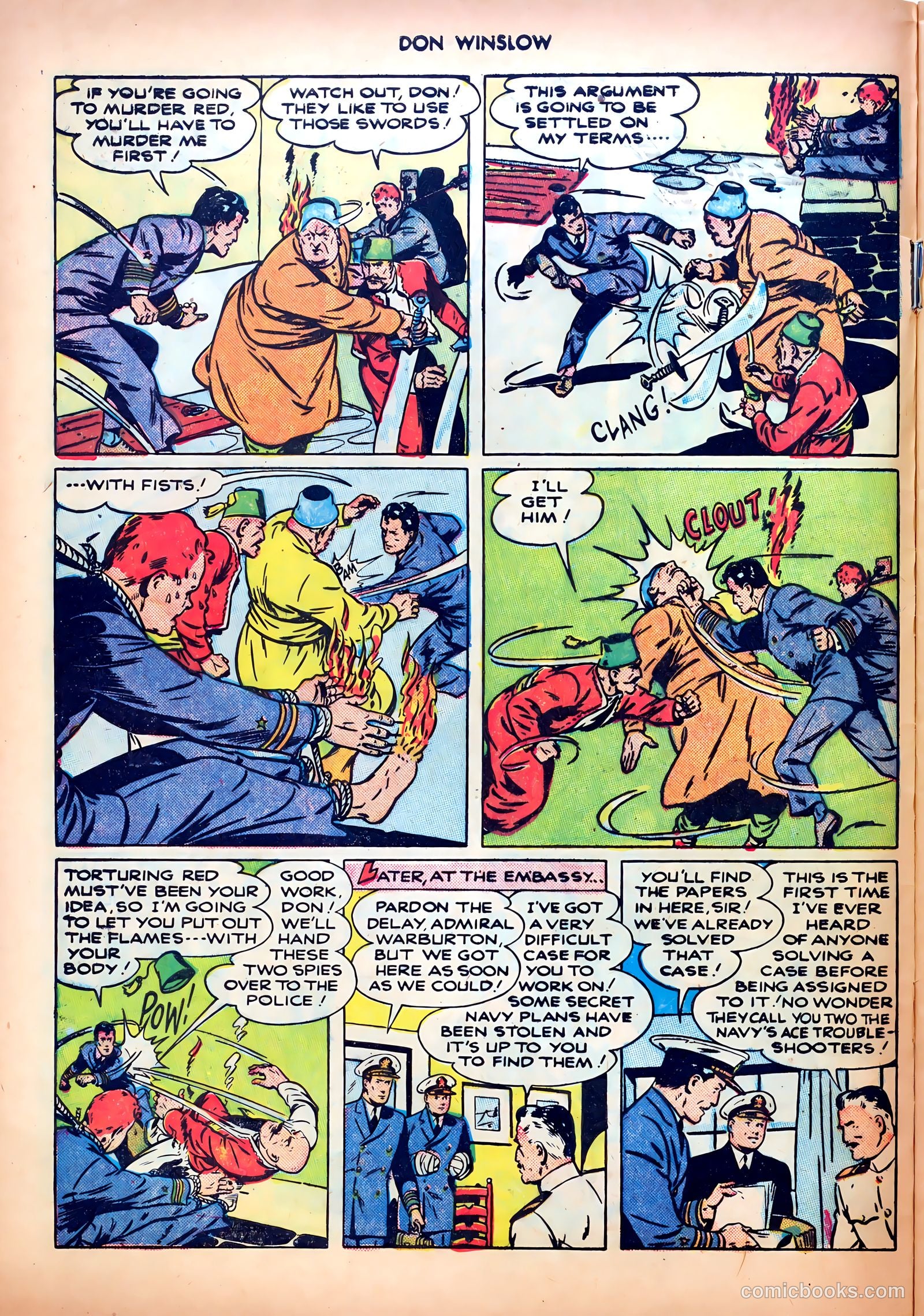 Don Winslow of the Navy #56 (1948) — page 8 of 36
