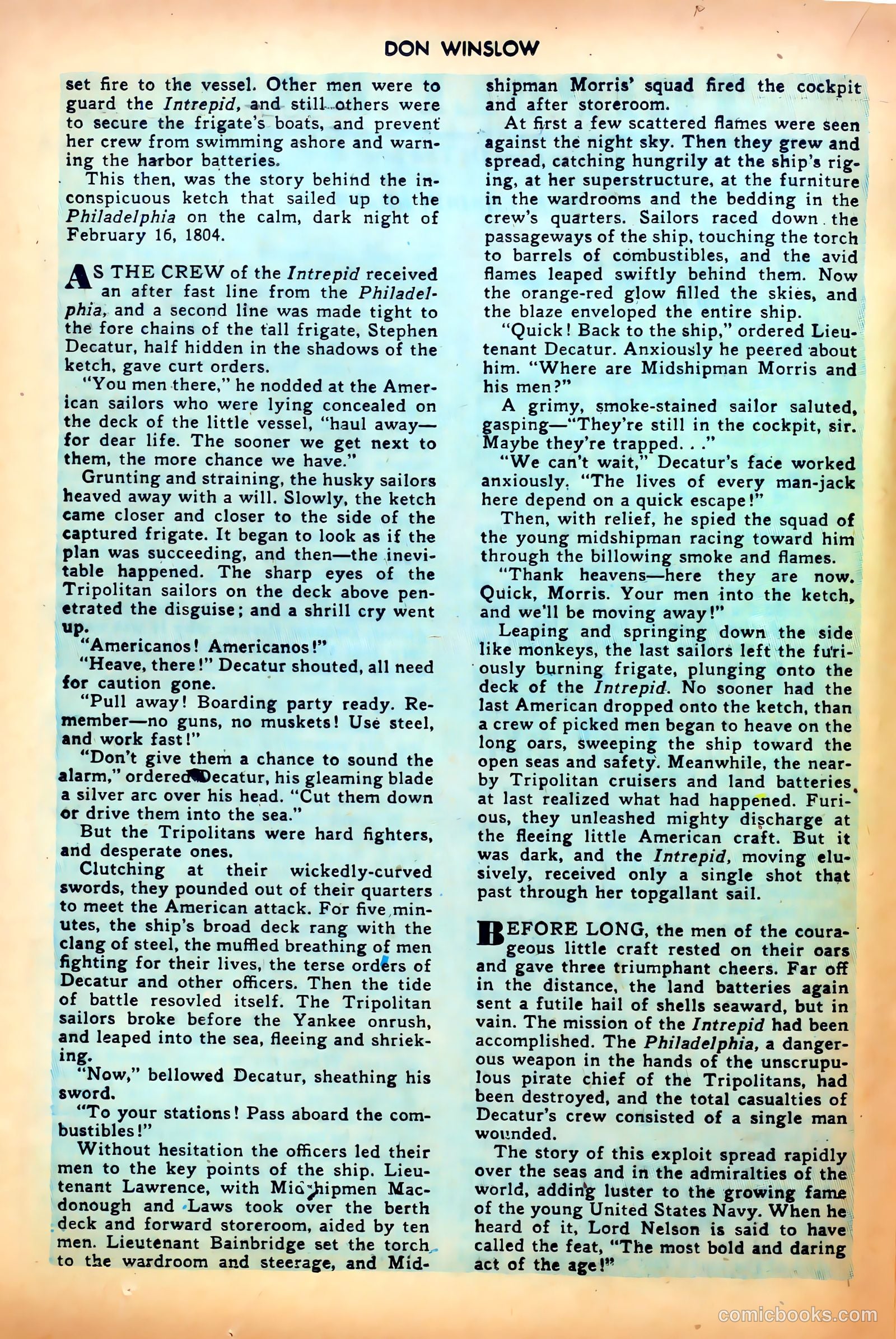Don Winslow of the Navy #56 (1948) — page 16 of 36