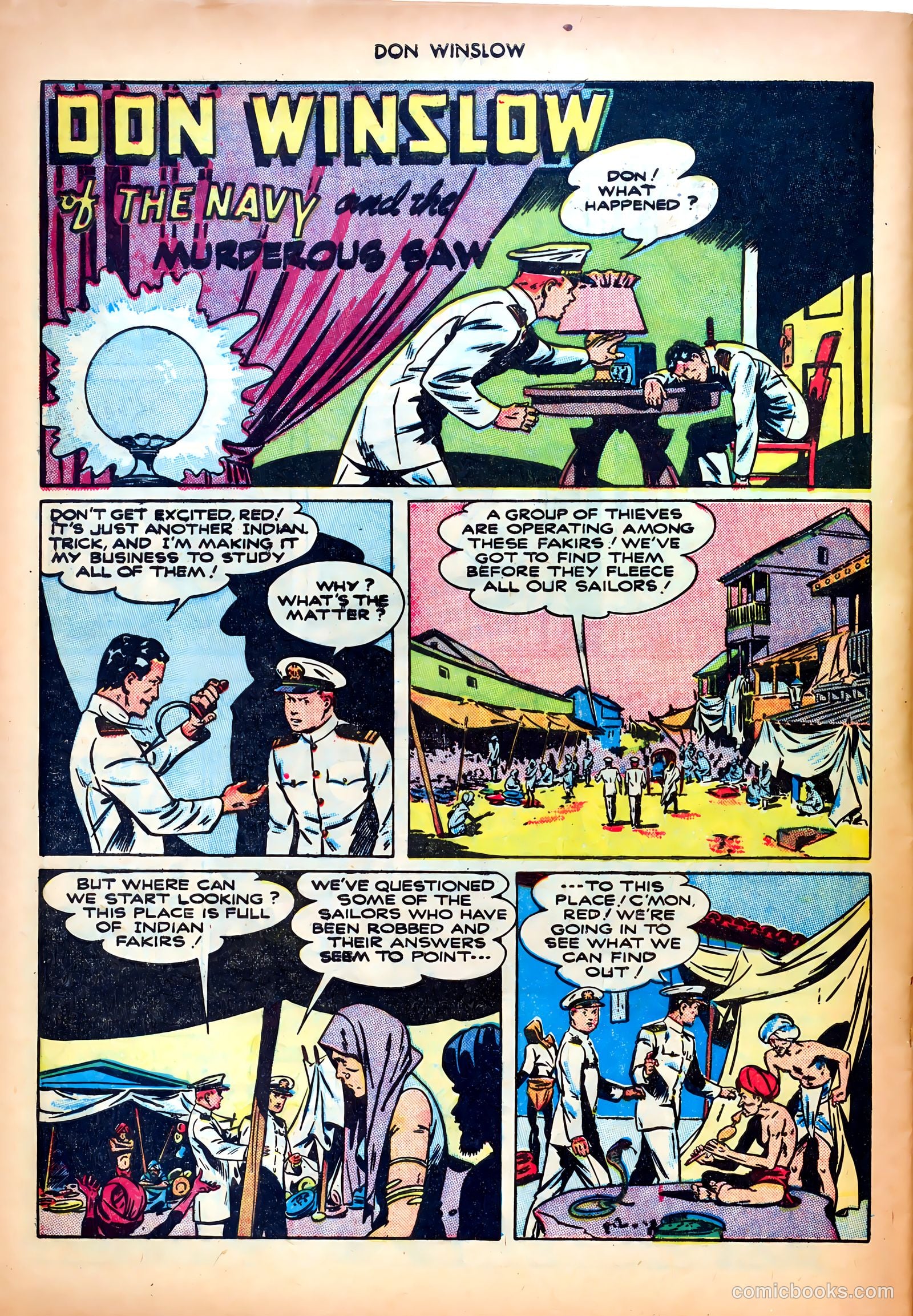 Don Winslow of the Navy #56 (1948) — page 28 of 36