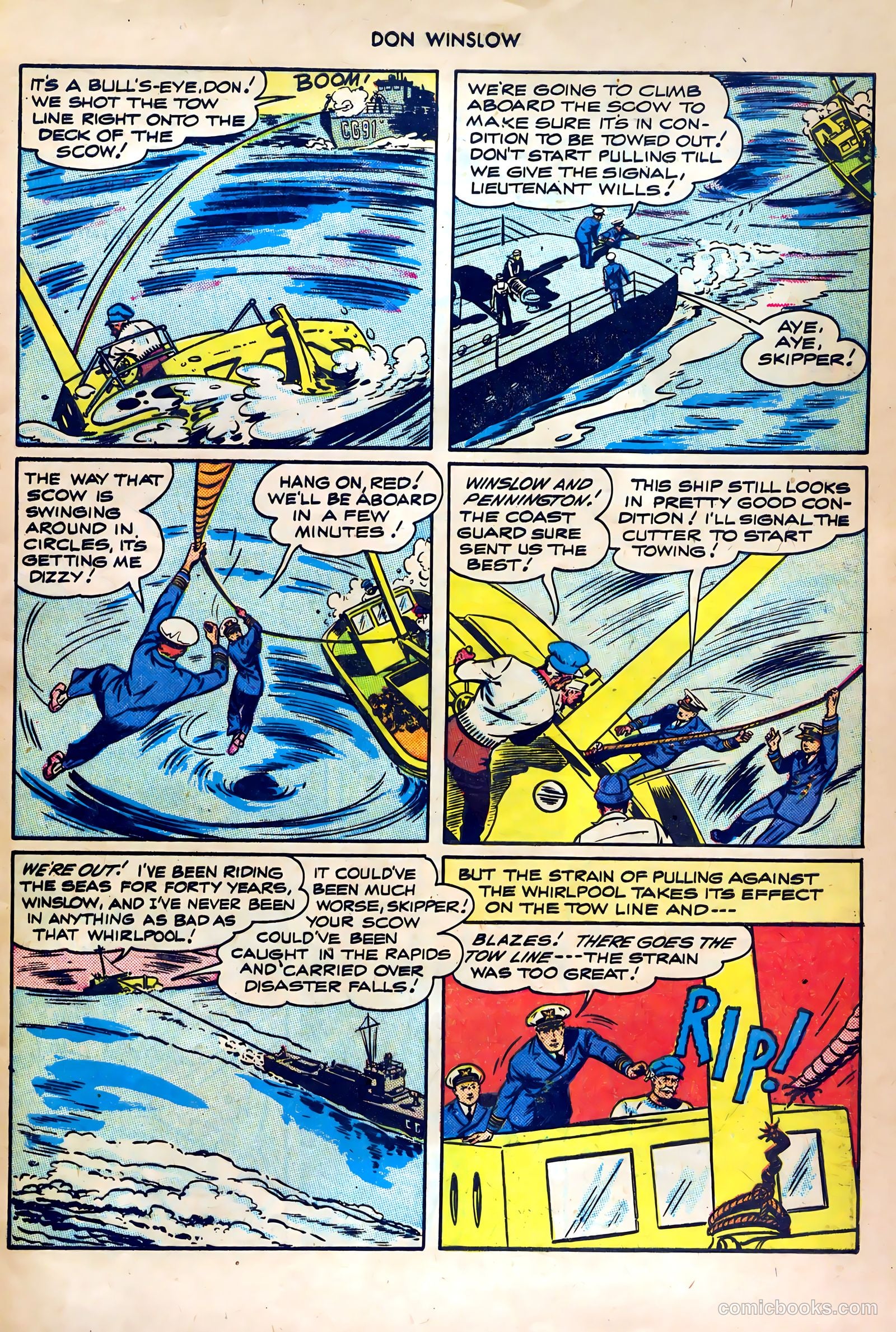 Don Winslow of the Navy #58 (1948) — page 5 of 36