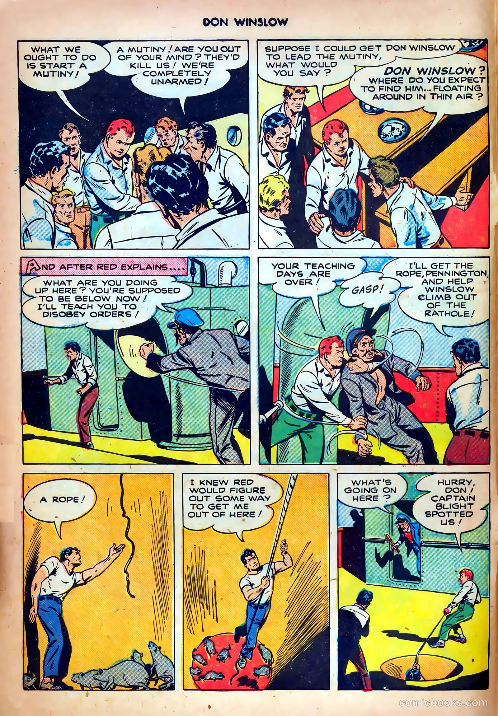 Don Winslow of the Navy #59 (1948) — page 6 of 36