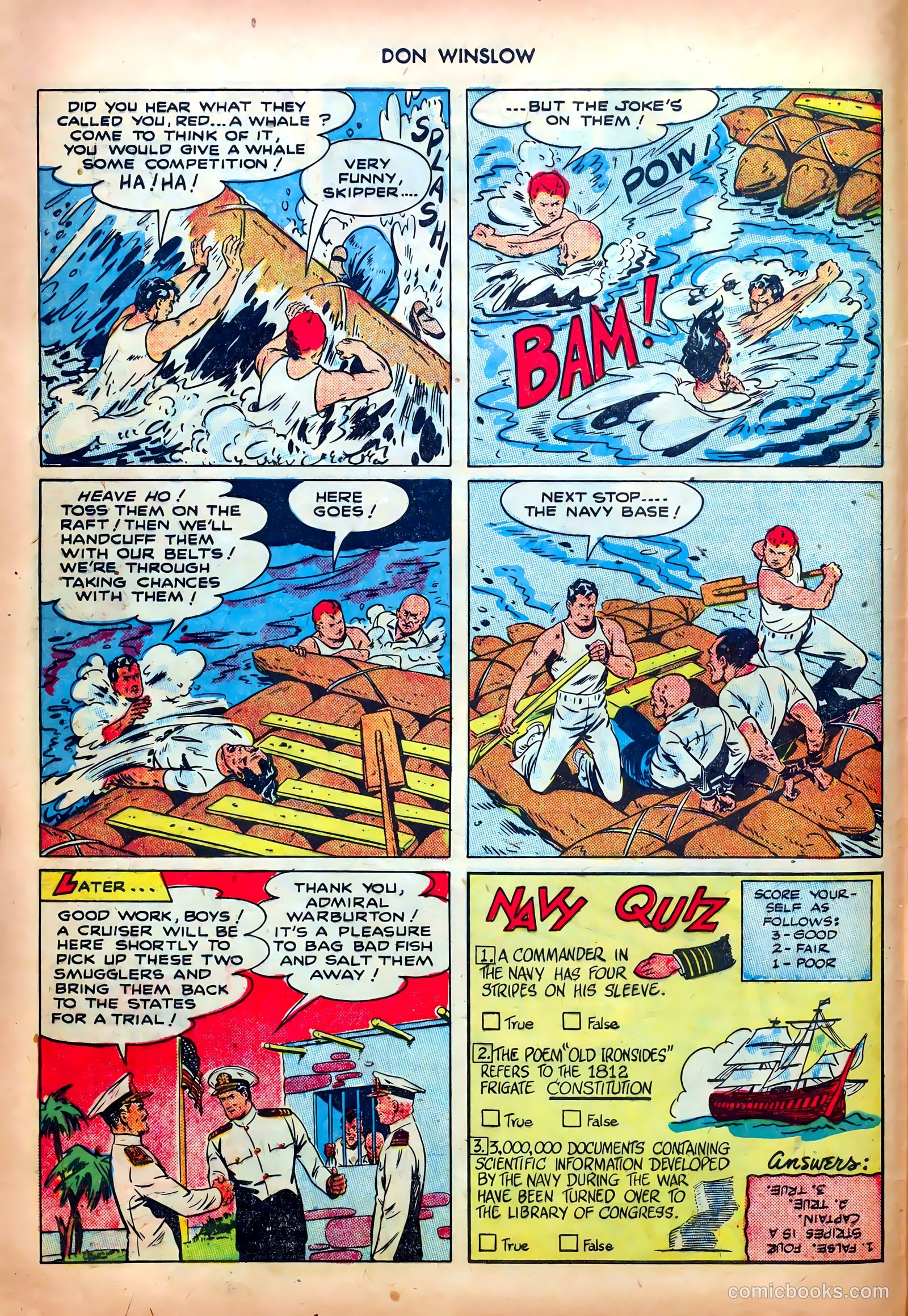 Don Winslow of the Navy #61 (1948) — page 8 of 36