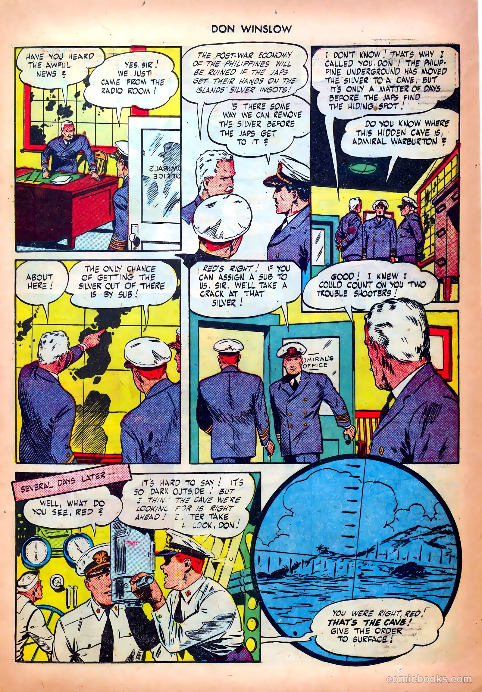 Don Winslow of the Navy #61 (1948) — page 17 of 36