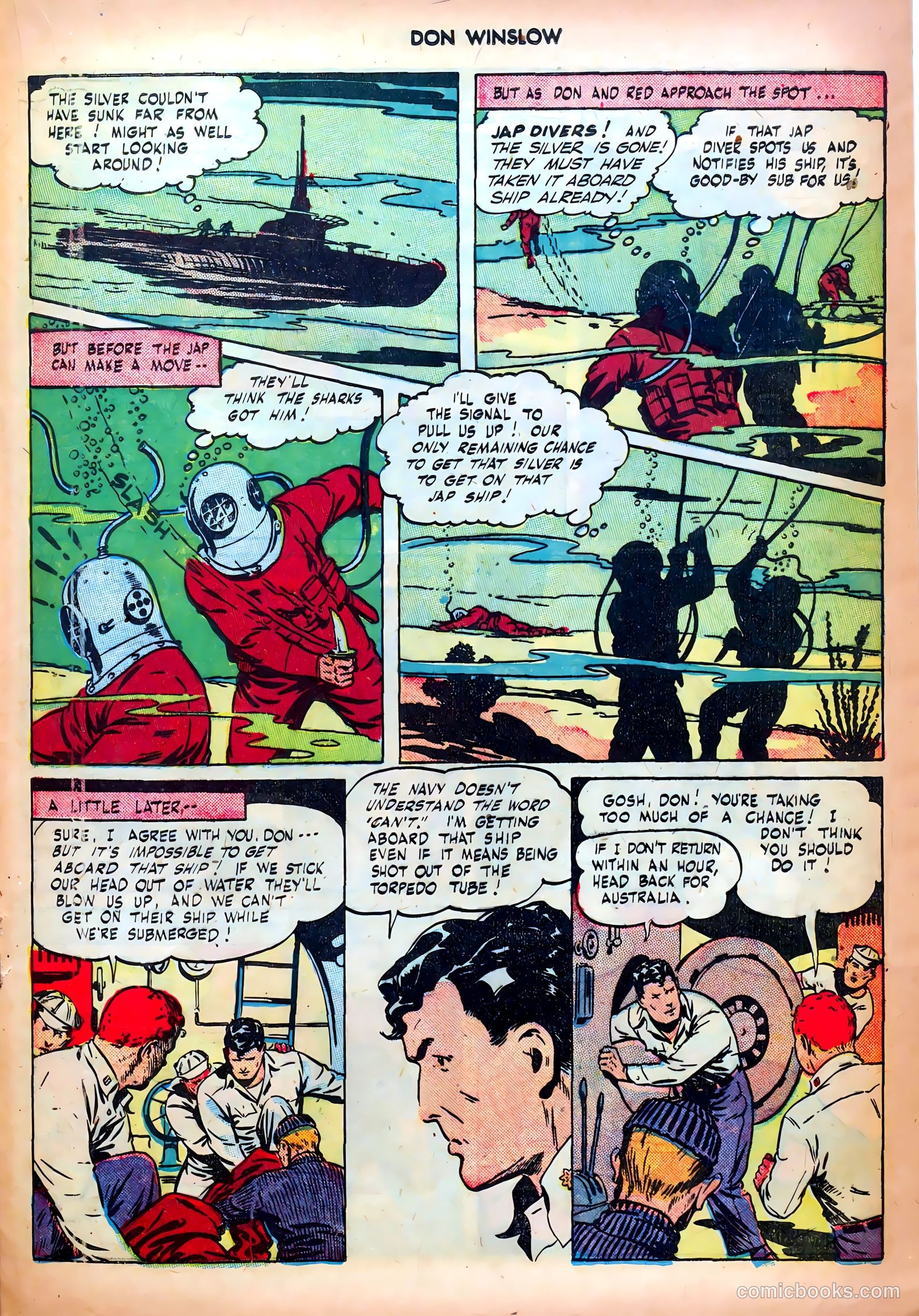 Don Winslow of the Navy #61 (1948) — page 21 of 36