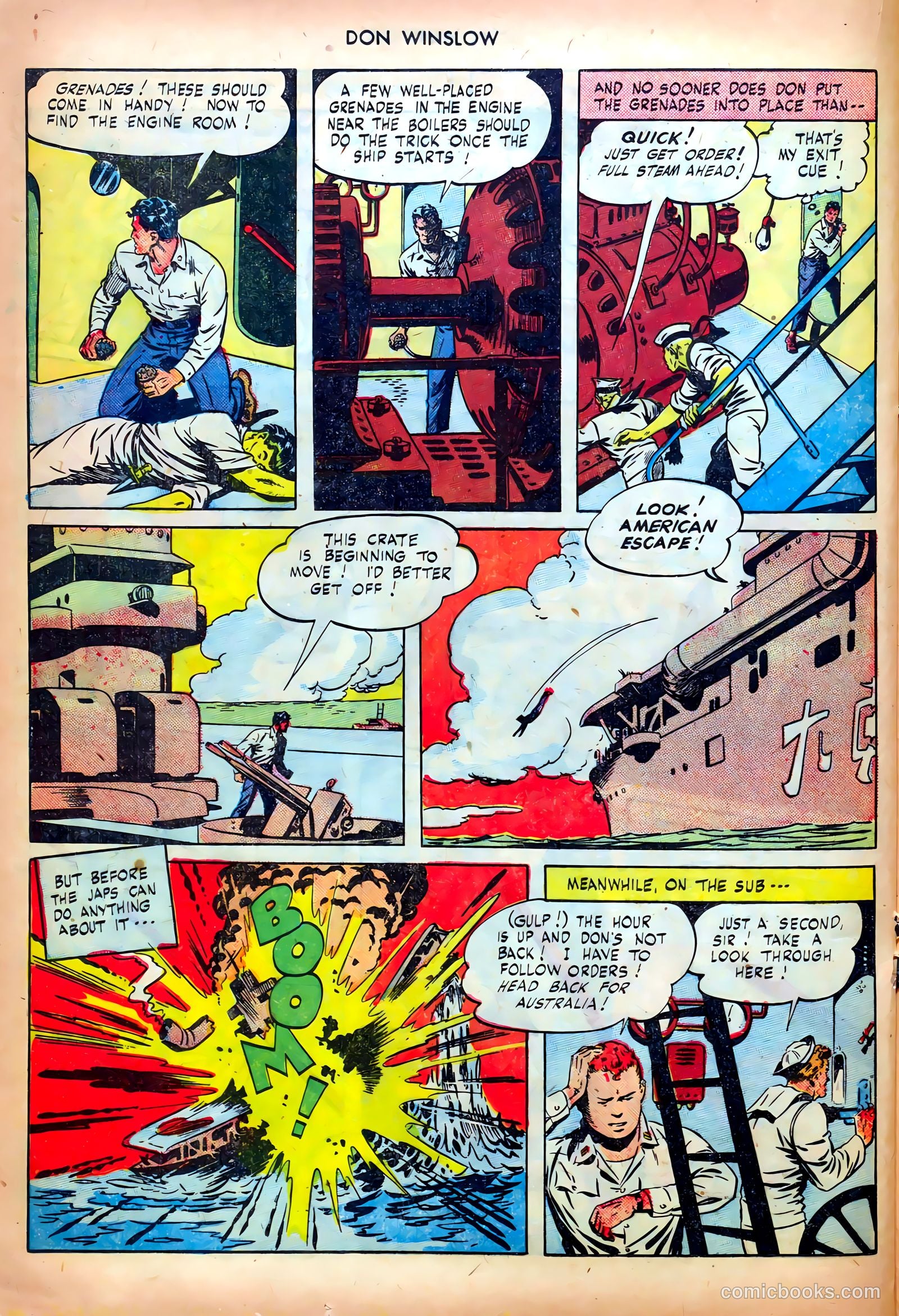 Don Winslow of the Navy #61 (1948) — page 24 of 36