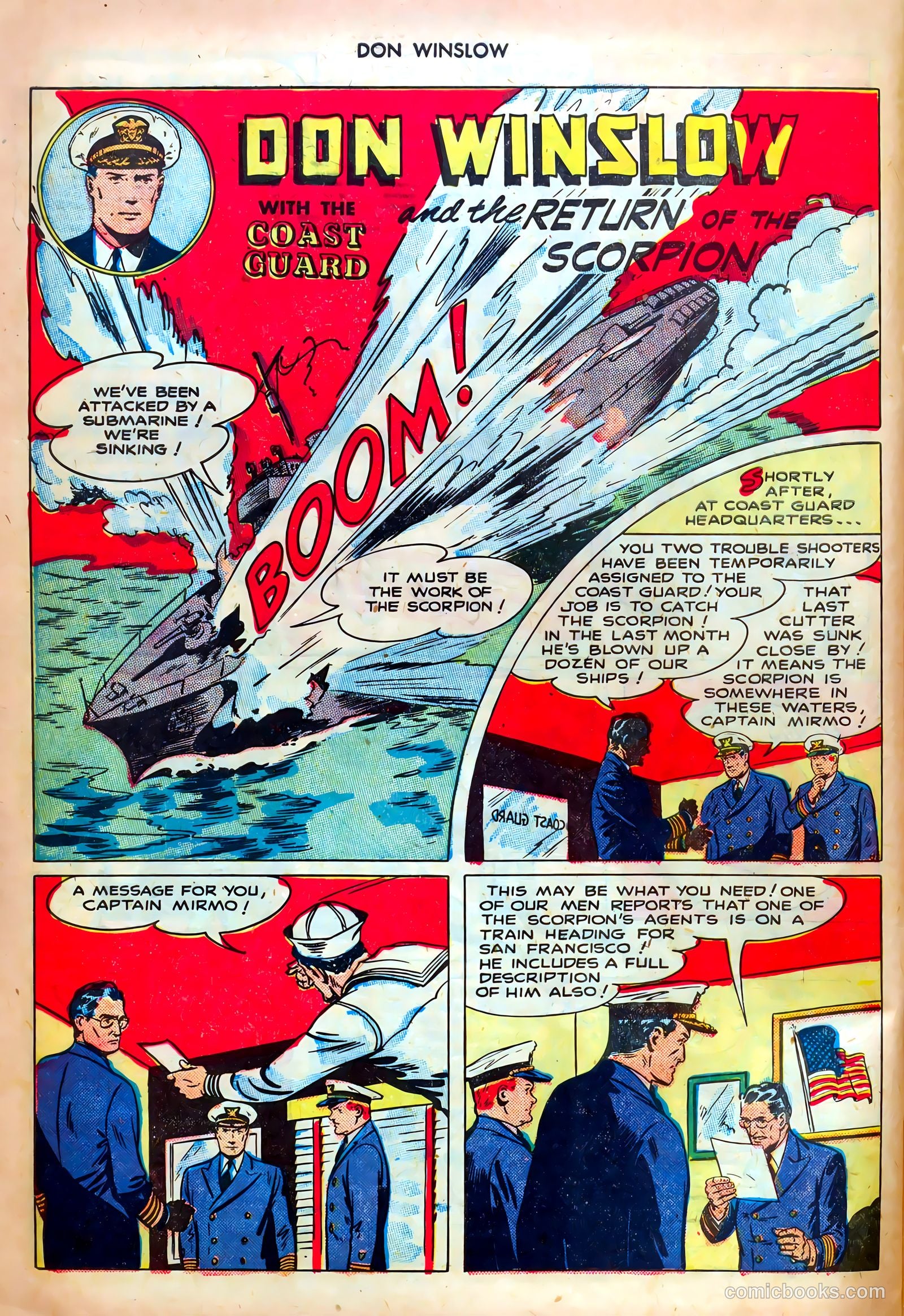 Don Winslow of the Navy #61 (1948) — page 30 of 36