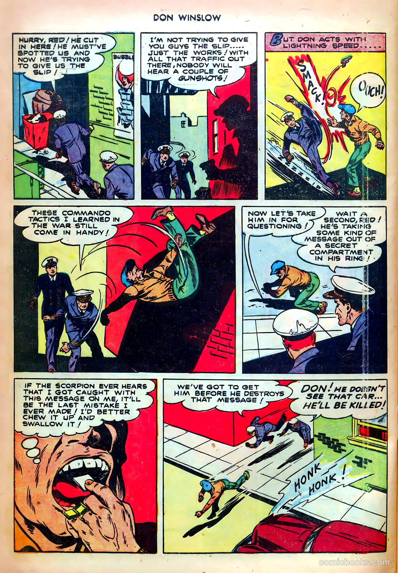 Don Winslow of the Navy #61 (1948) — page 32 of 36