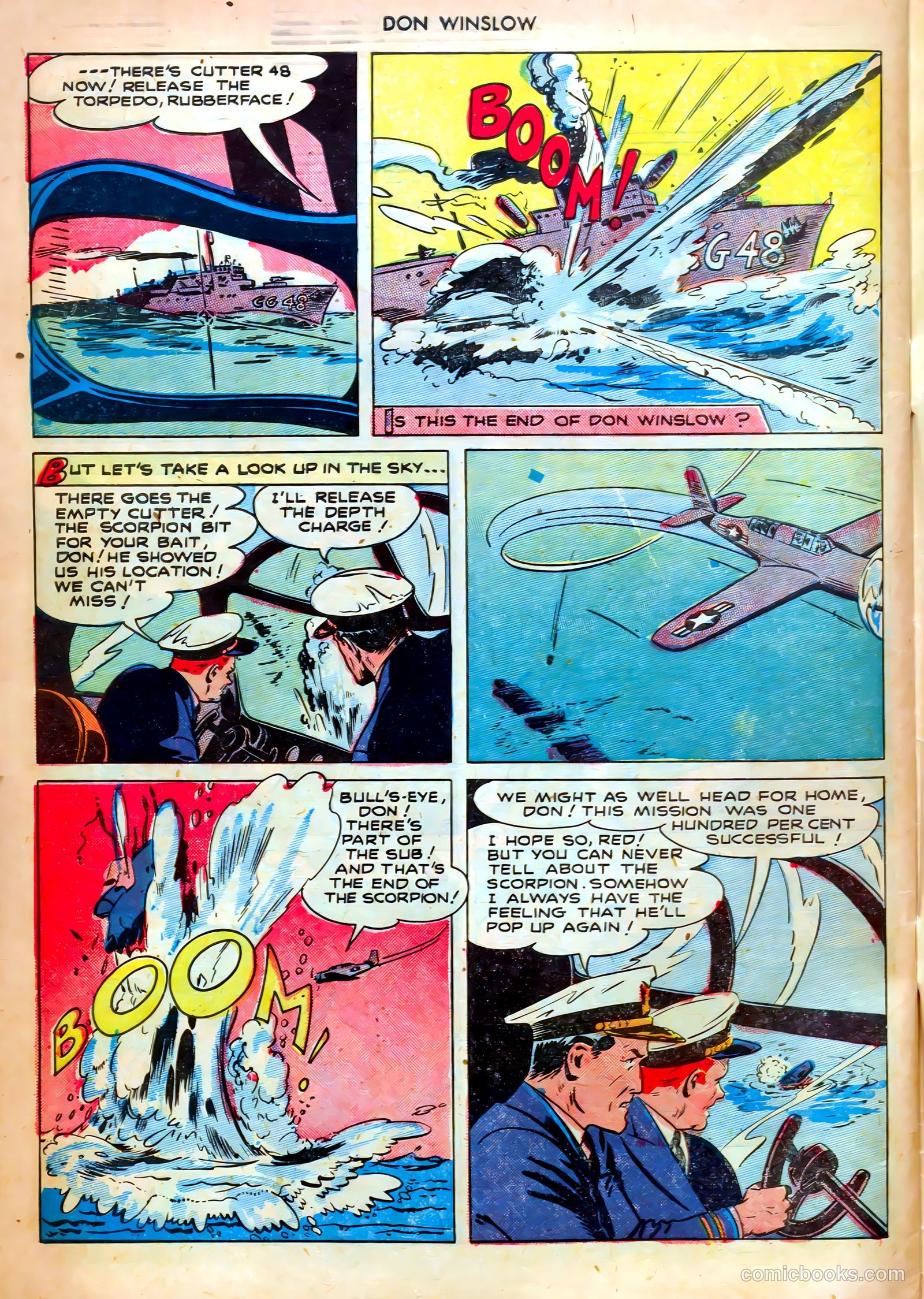 Don Winslow of the Navy #61 (1948) — page 34 of 36