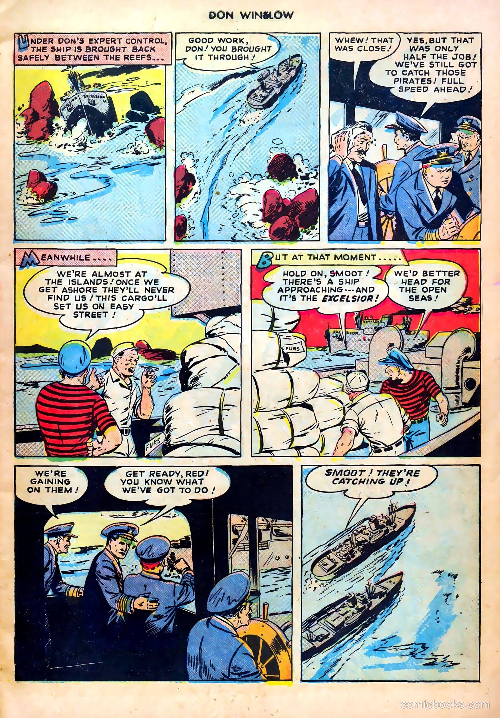 Don Winslow of the Navy #64 (1948) — page 7 of 36